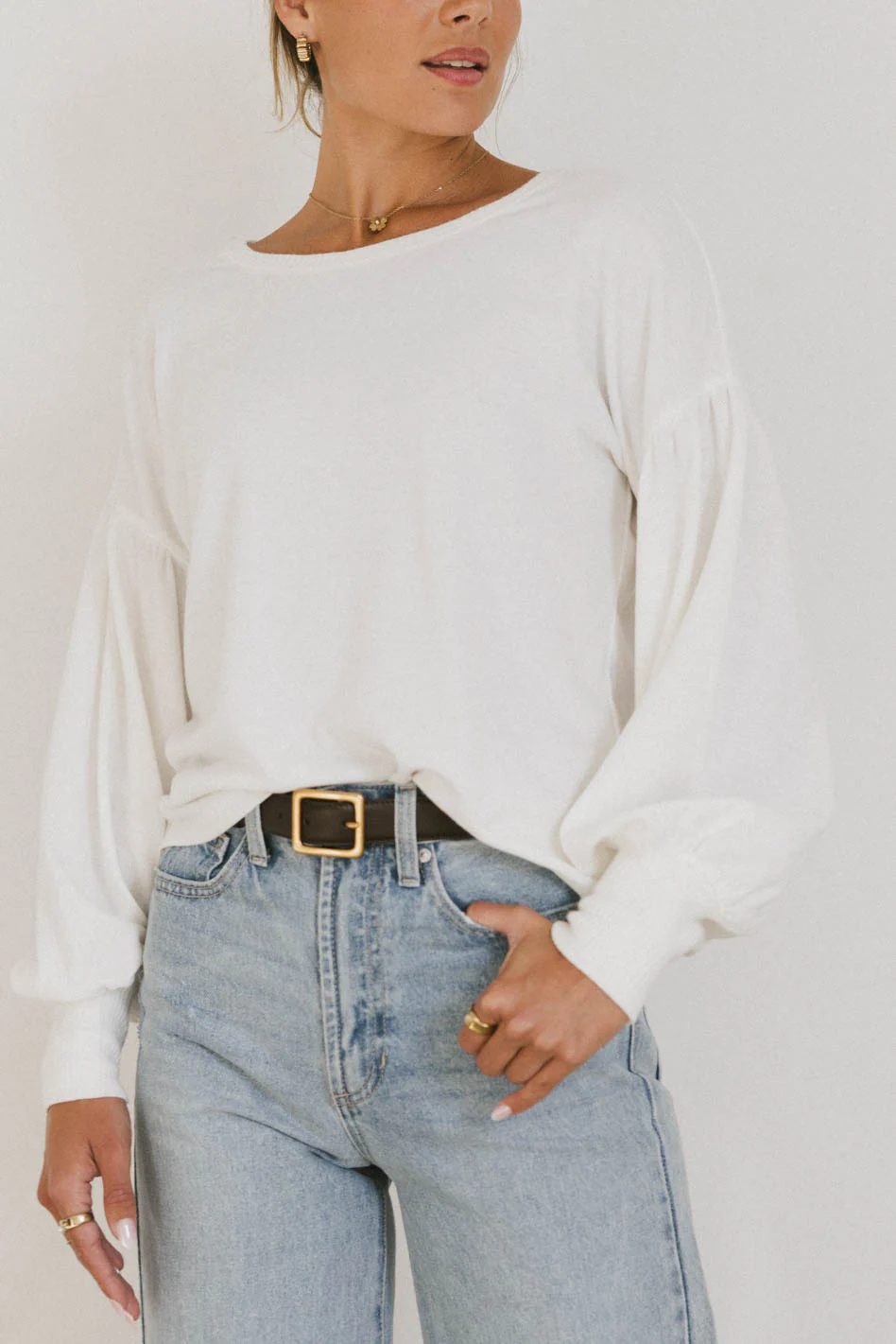 Kaori Top in White - FINAL SALE - Image 2