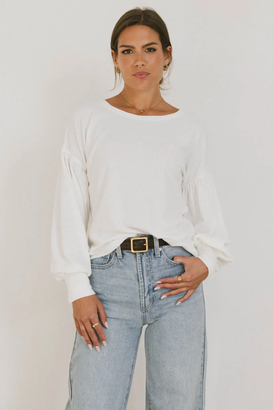 Kaori Top in White - FINAL SALE - Image 5