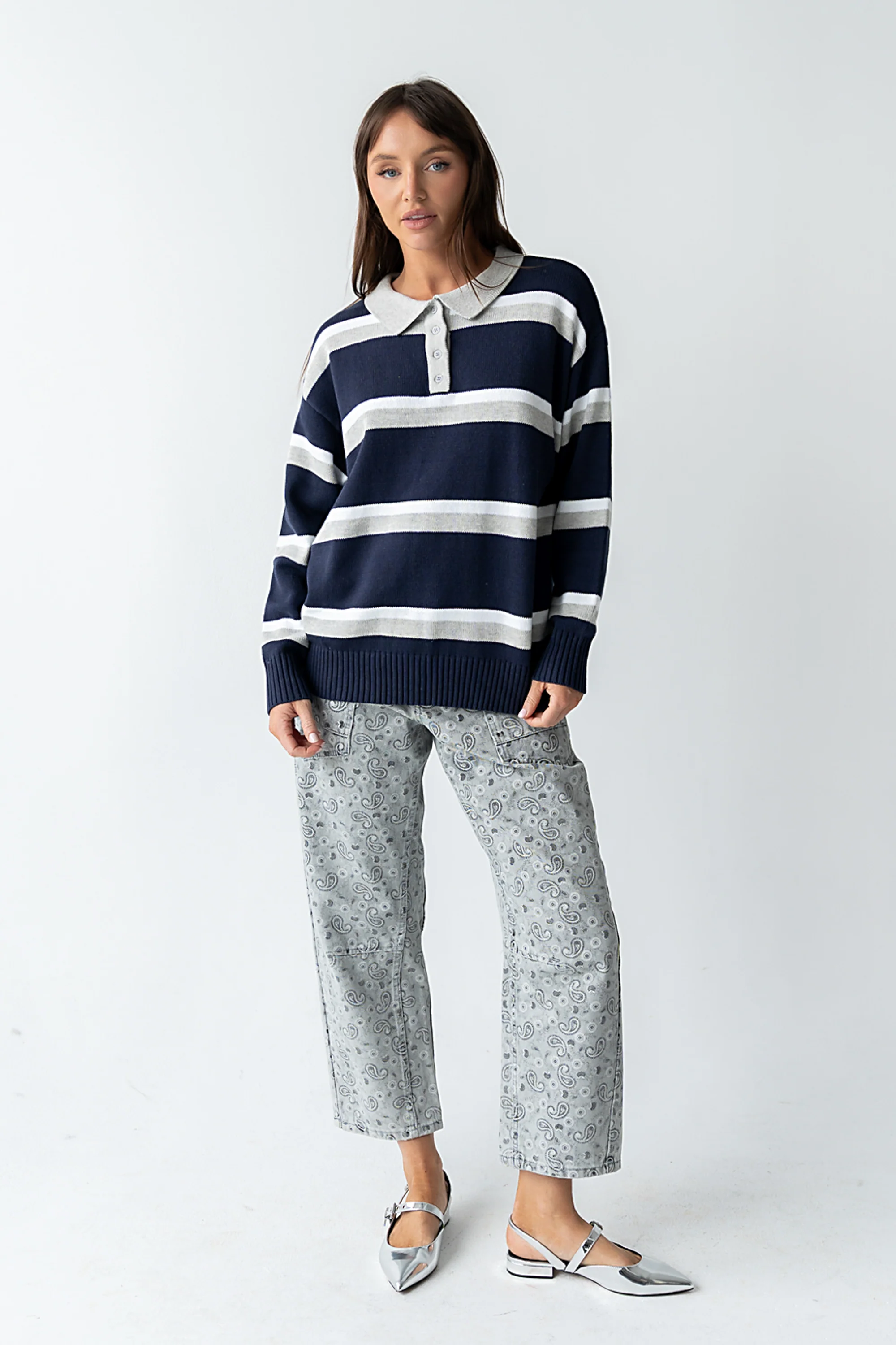 Karina Striped Sweater - FINAL SALE - Image 5