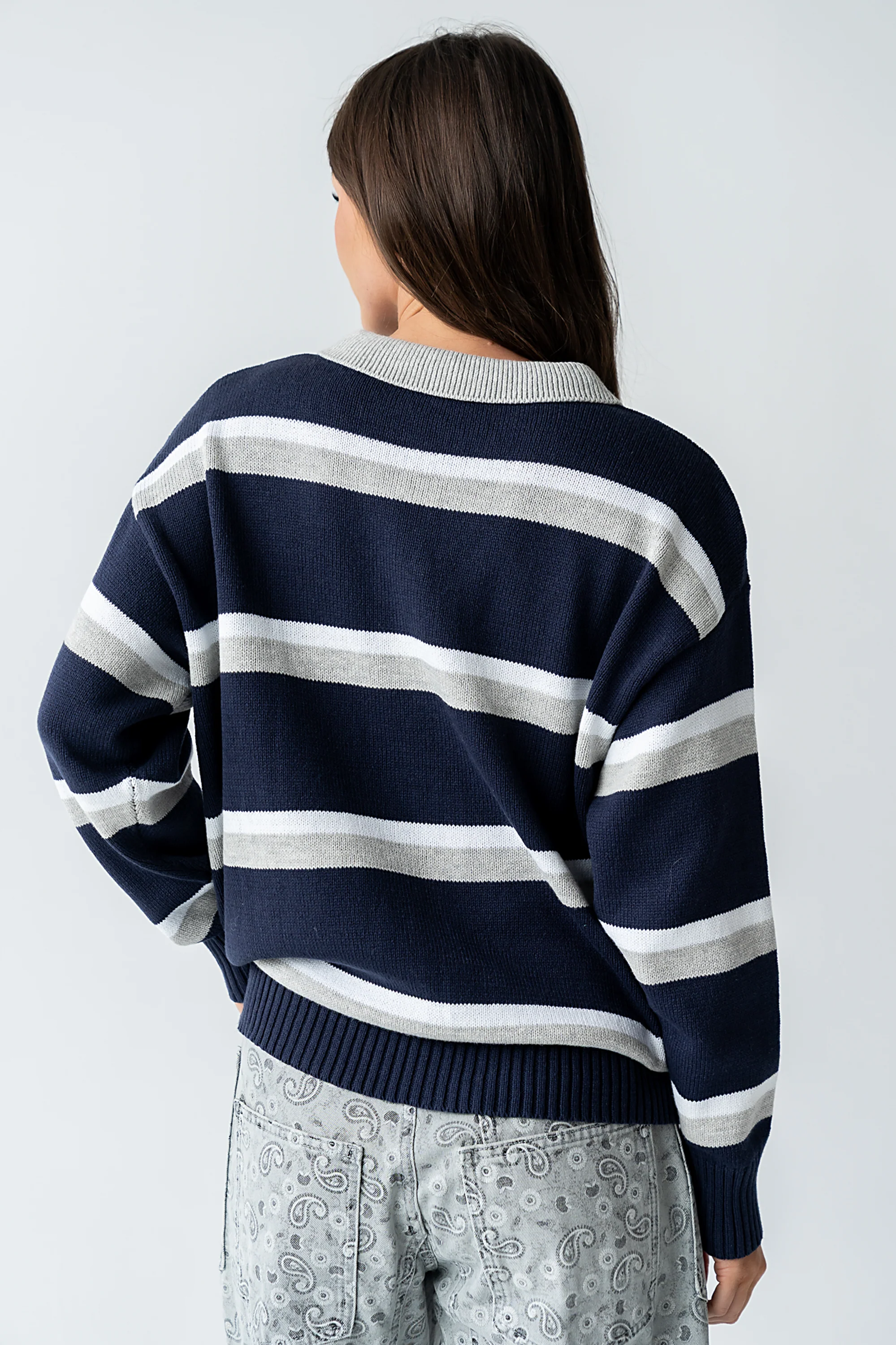 Karina Striped Sweater - FINAL SALE - Image 7