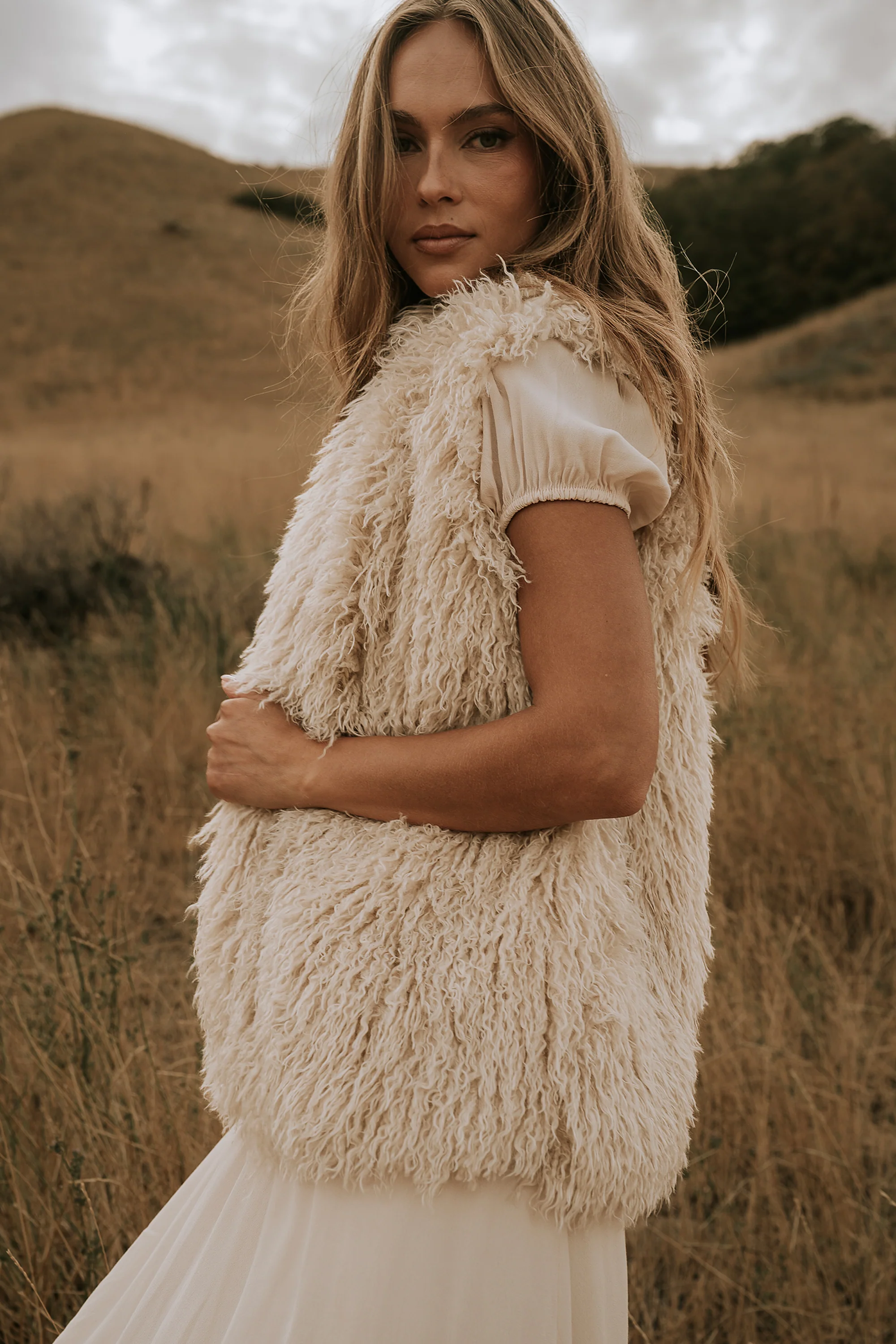 Kassie Faux Fur Vest - Image 6