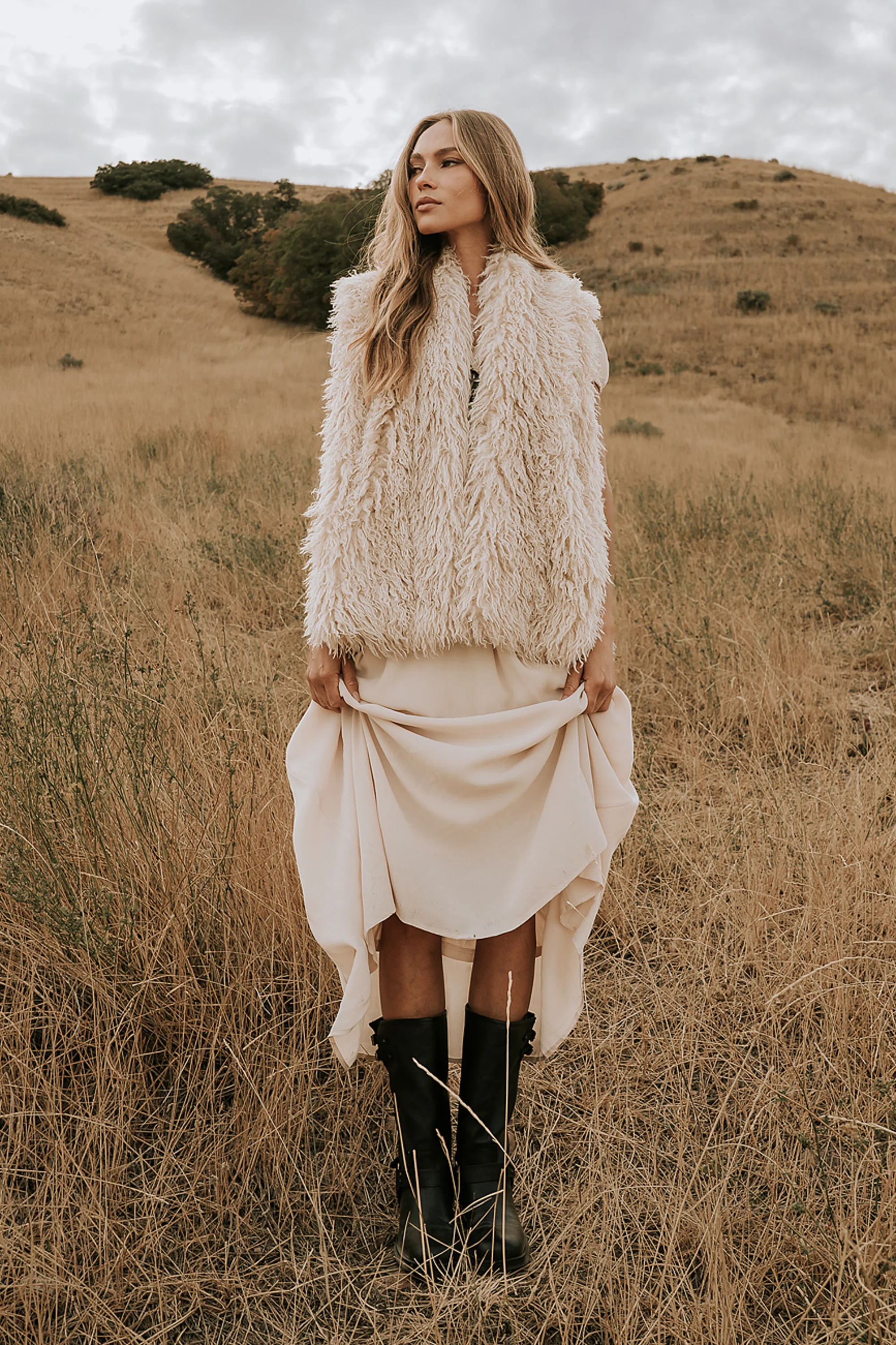 Kassie Faux Fur Vest - Image 7