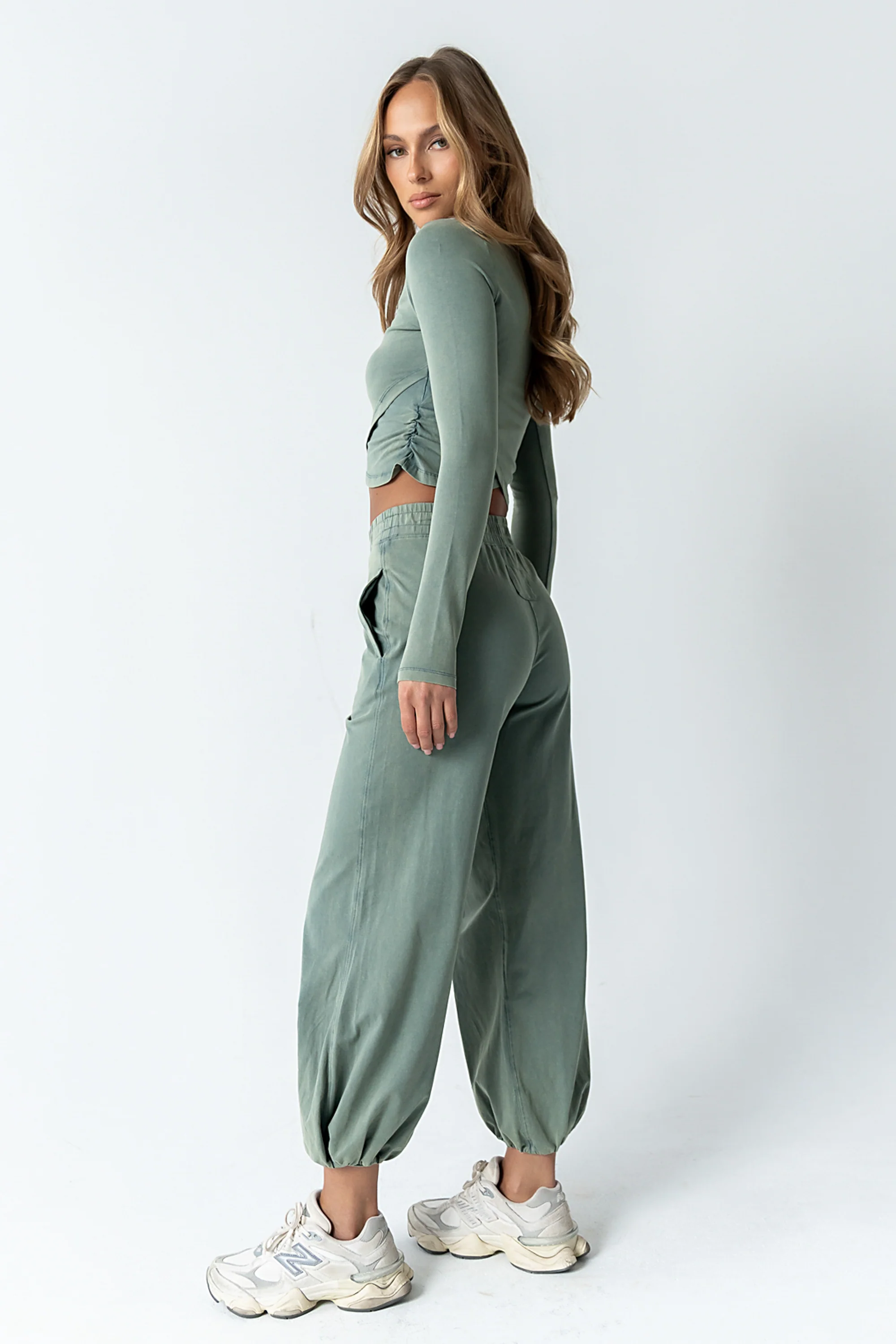 Kassie Joggers in Teal - FINAL SALE - Image 5
