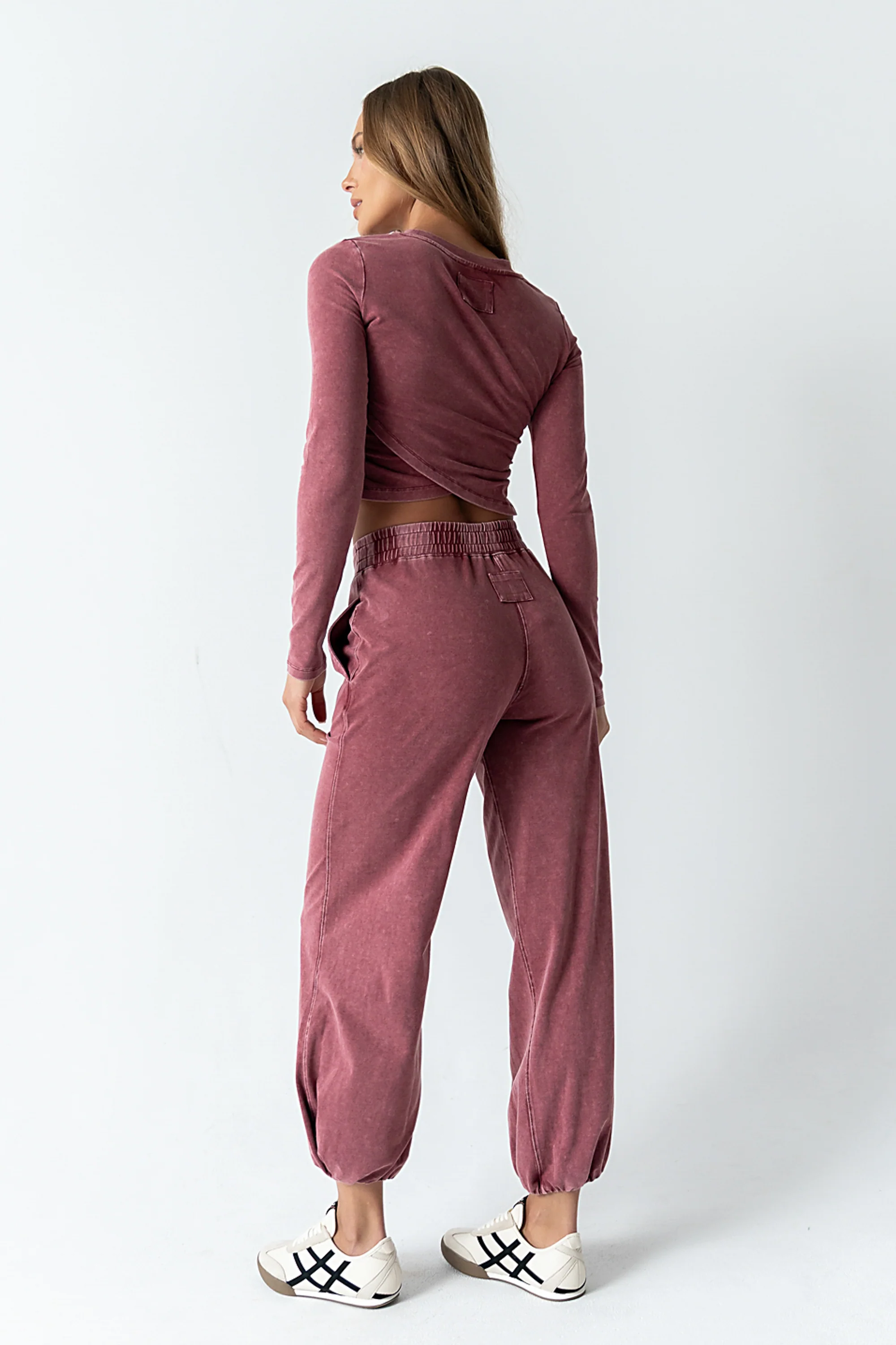 Kassie Joggers in Berry - FINAL SALE - Image 4