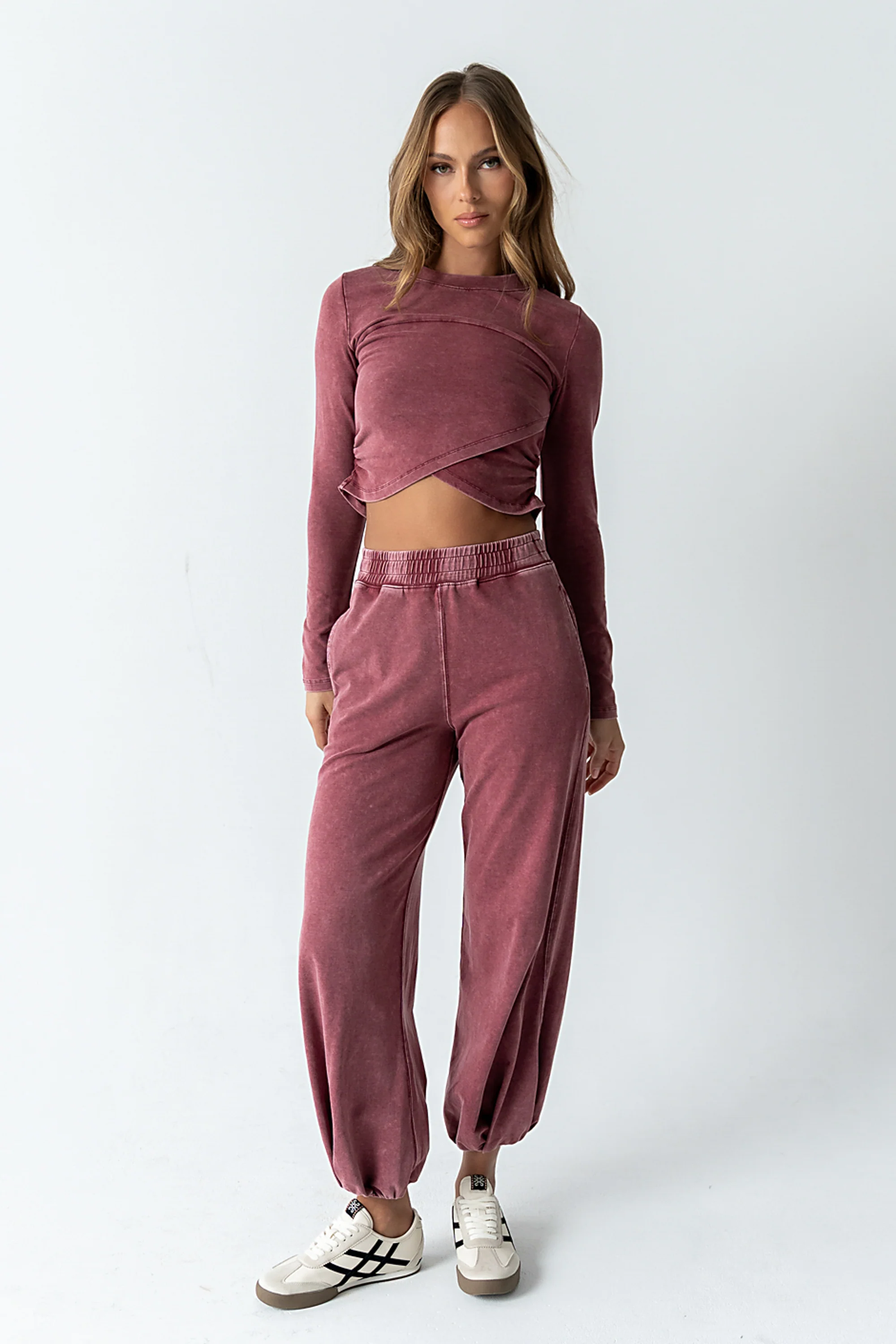 Kassie Joggers in Berry - FINAL SALE - Image 6