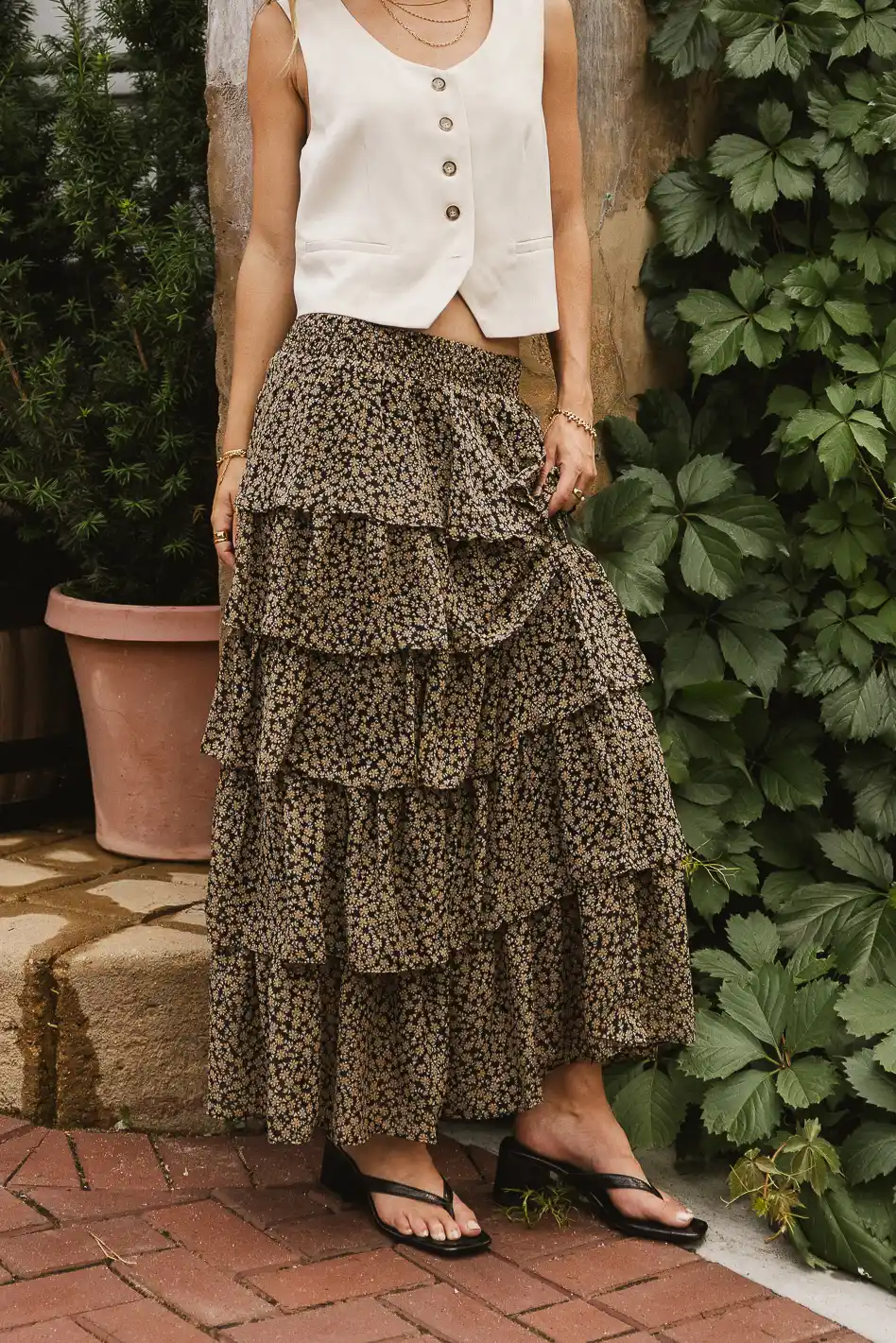 Kat Ditsy Floral Skirt - FINAL SALE - Image 3