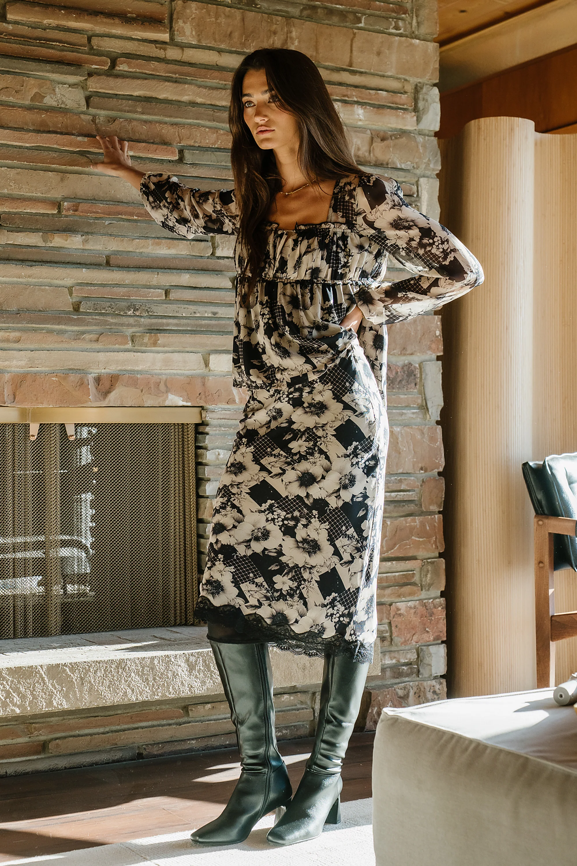 Kate Floral Midi Skirt - FINAL SALE - Image 3