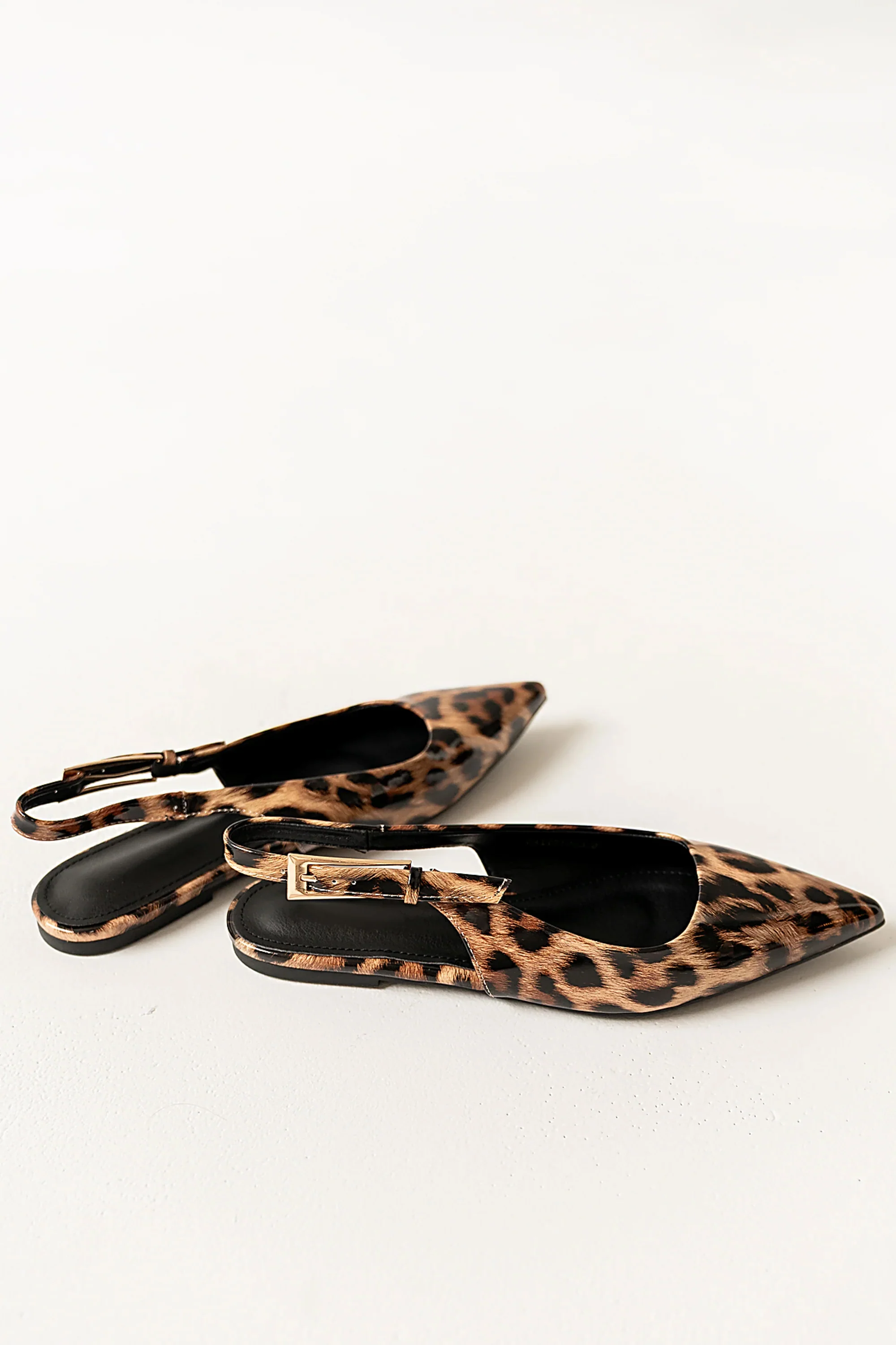 Katherine Leopard Slingback Flats - FINAL SALE