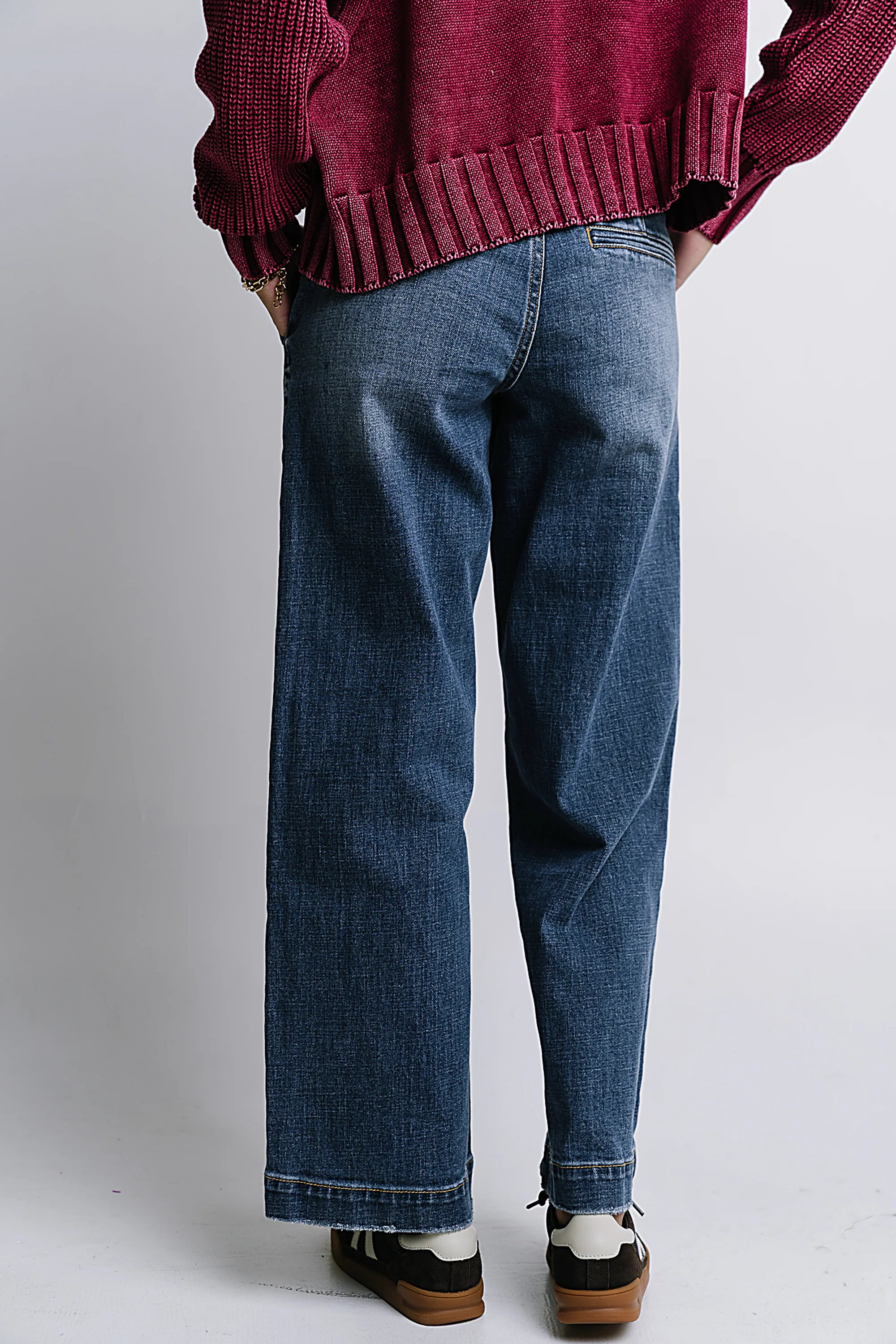 Katherine Wide Leg Jeans - FINAL SALE - Image 6