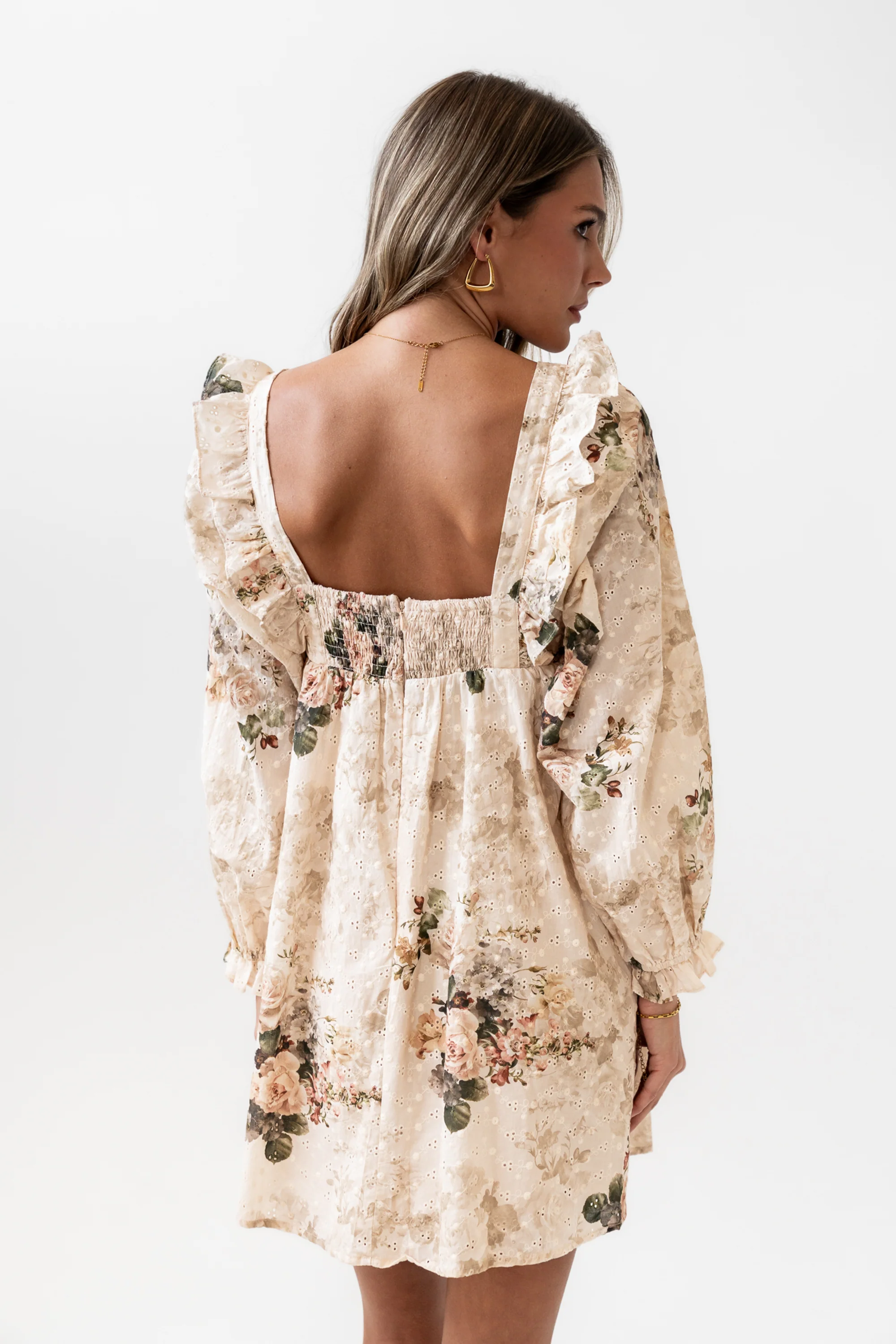 Kathy Floral Mini Dress - FINAL SALE - Image 3