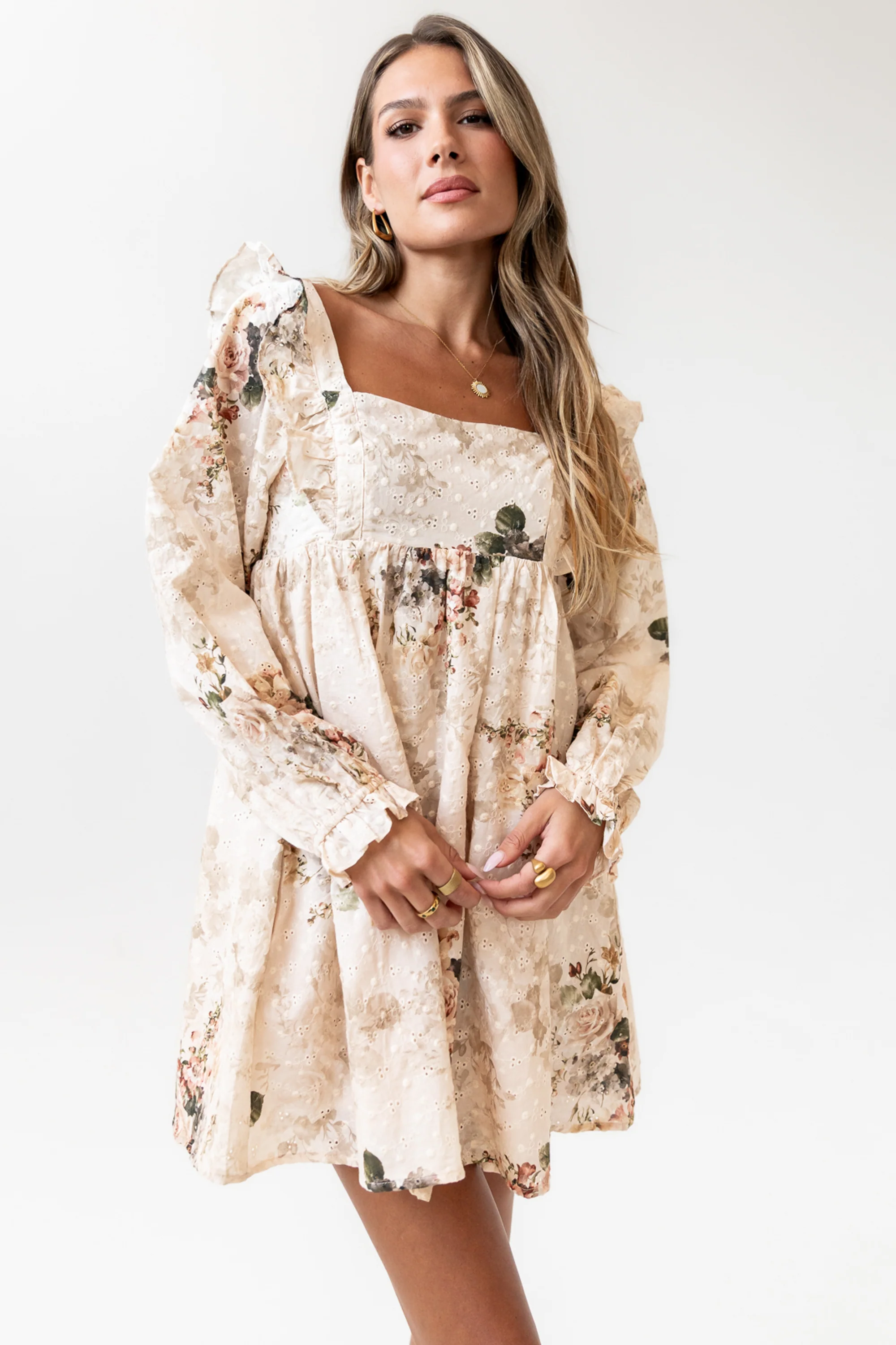 Kathy Floral Mini Dress - FINAL SALE - Image 5