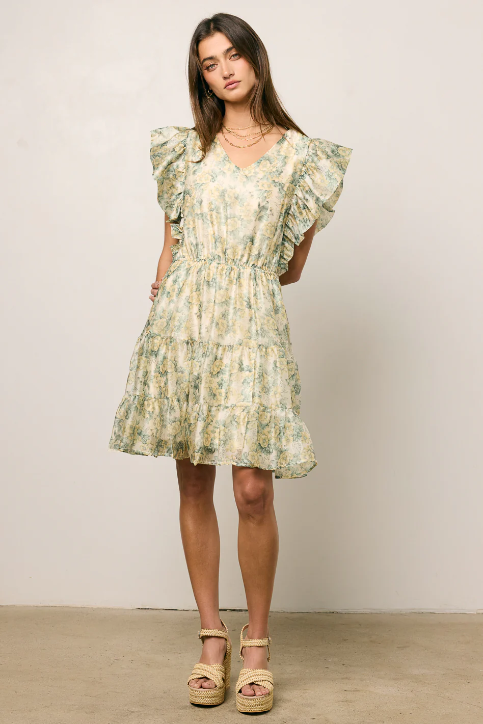 Katrina Ruffled Mini Dress - FINAL SALE
