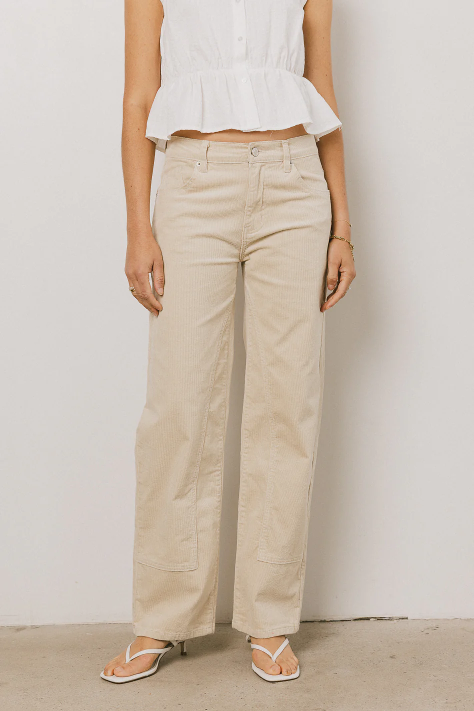 Kaya Corduroy Straight Leg Pants - FINAL SALE - Image 5