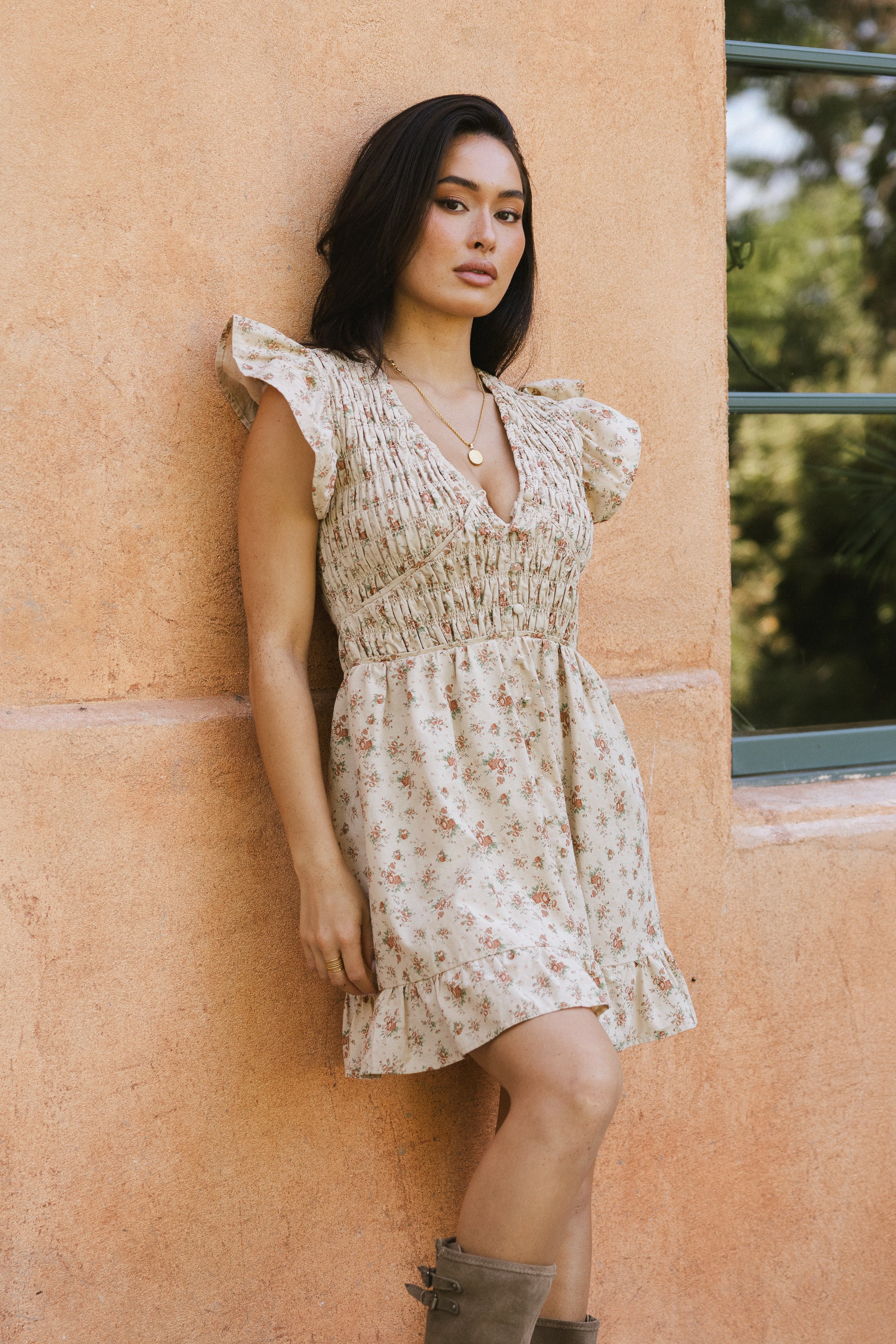 Kayce Floral Mini Dress - FINAL SALE - Image 3