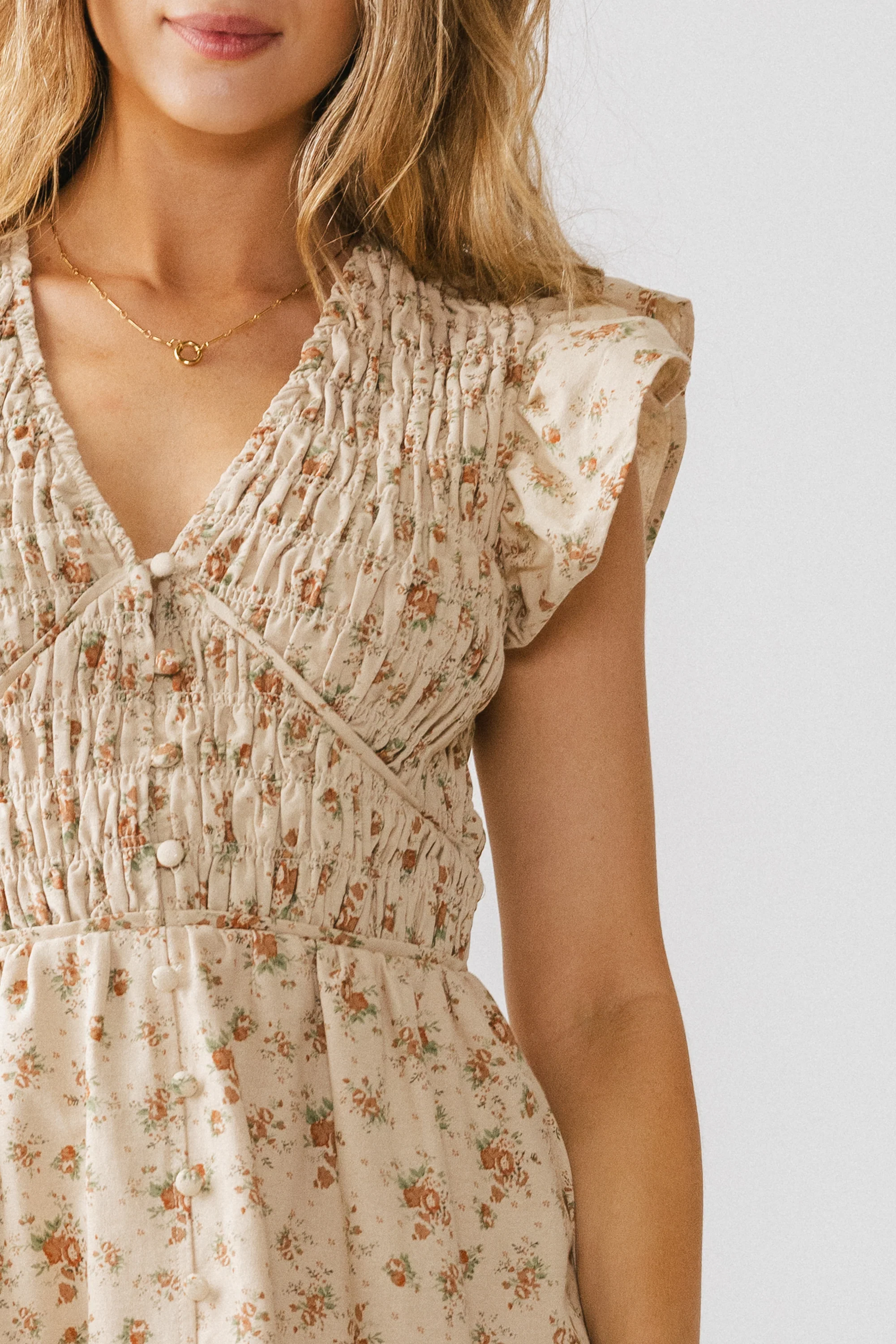 Kayce Floral Mini Dress - FINAL SALE - Image 5