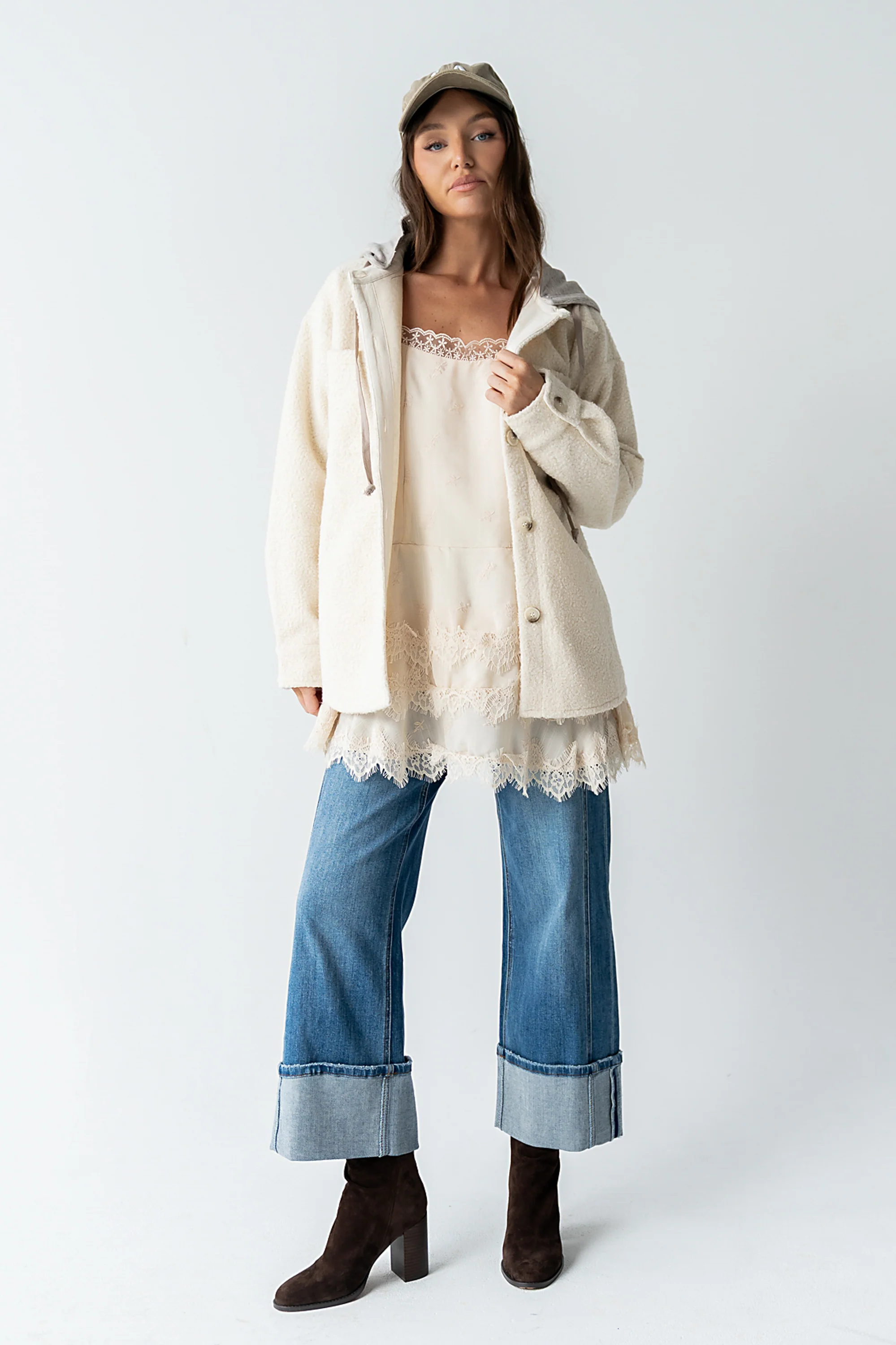 Kaydence Hooded Shacket - FINAL SALE