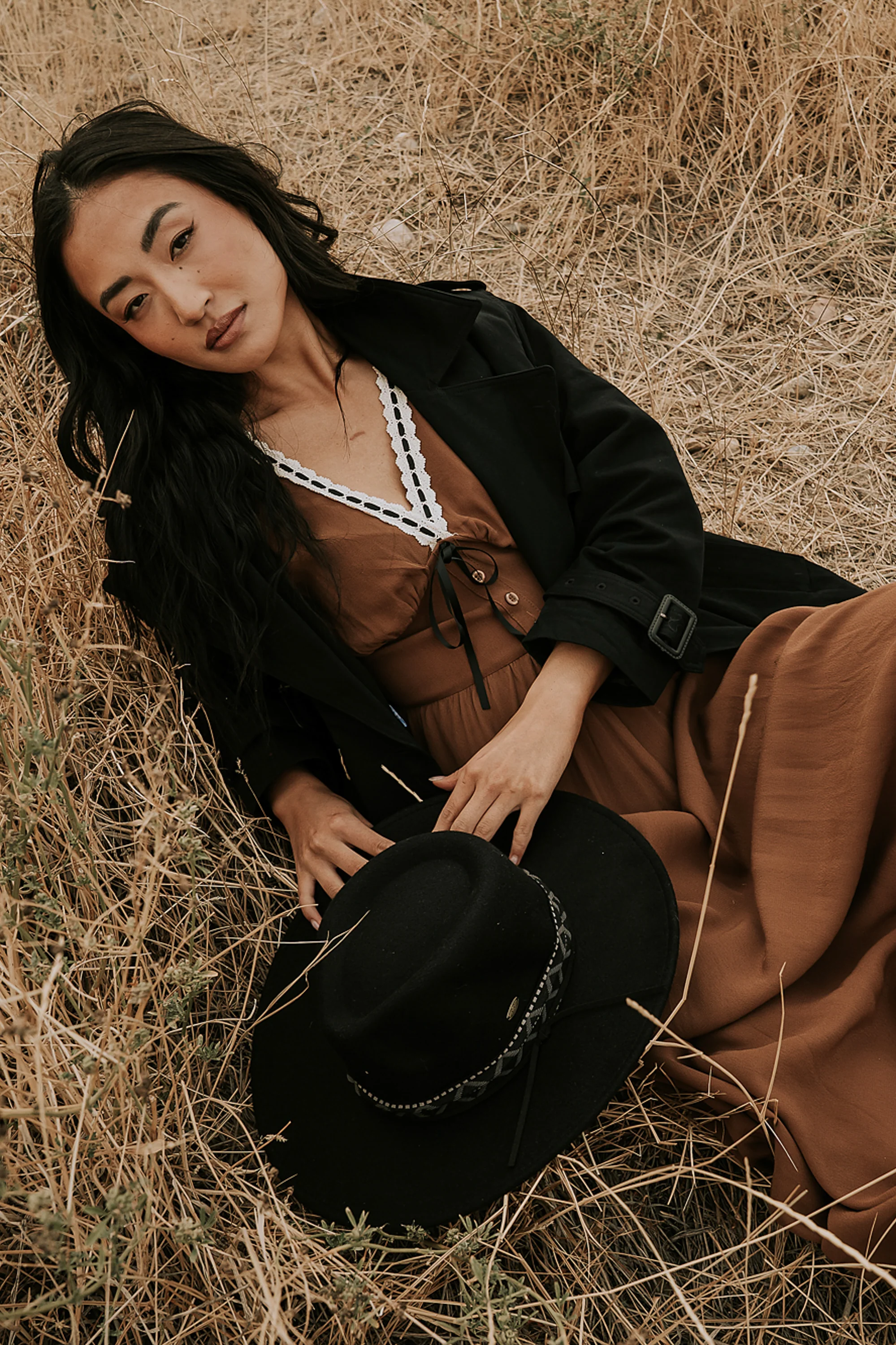Kaydence Maxi Dress in Brown - FINAL SALE - Image 10