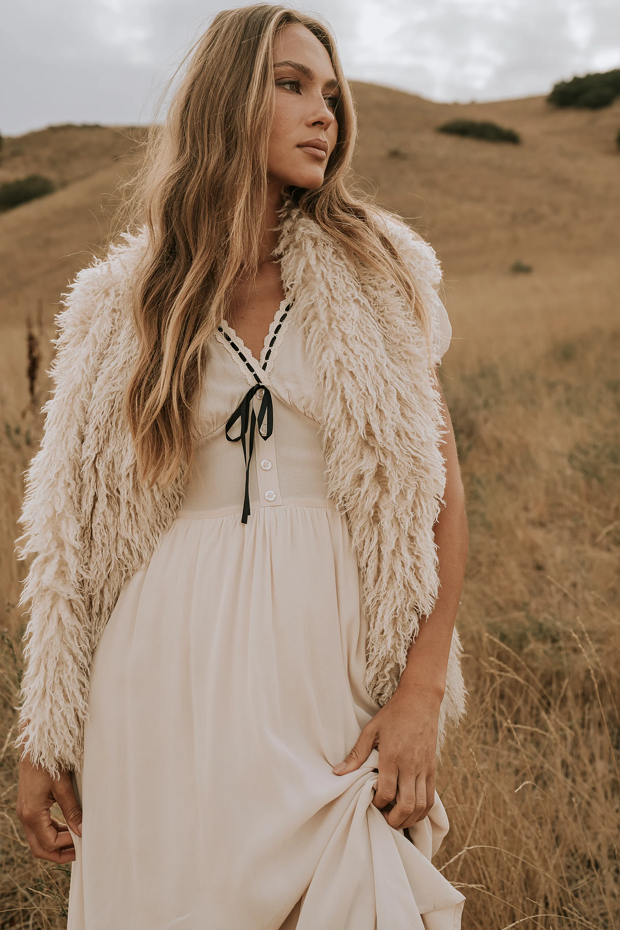 Kaydence Maxi Dress in Cream - FINAL SALE - Image 5