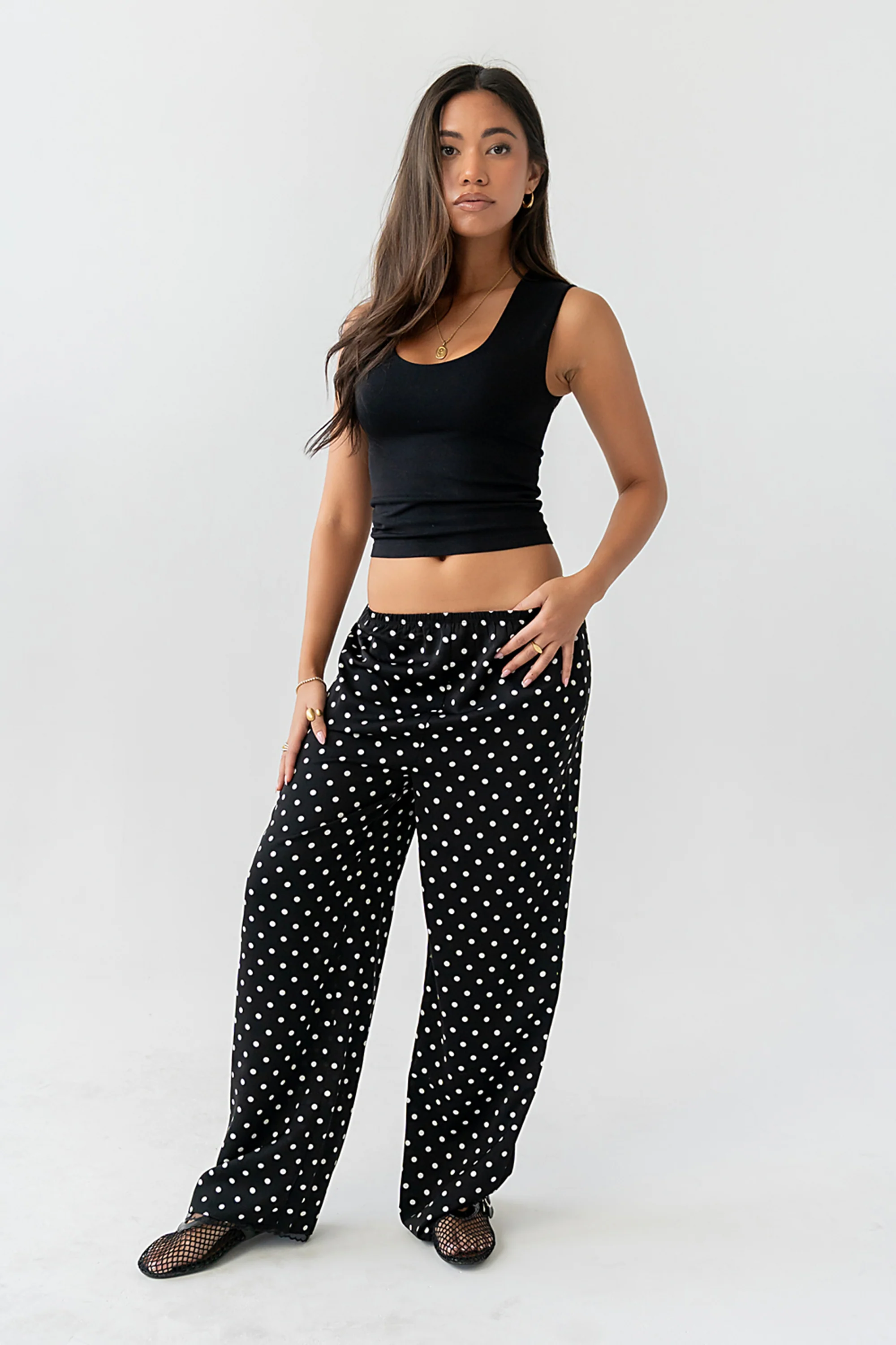 Kayla Polka Dot Pants - Image 3