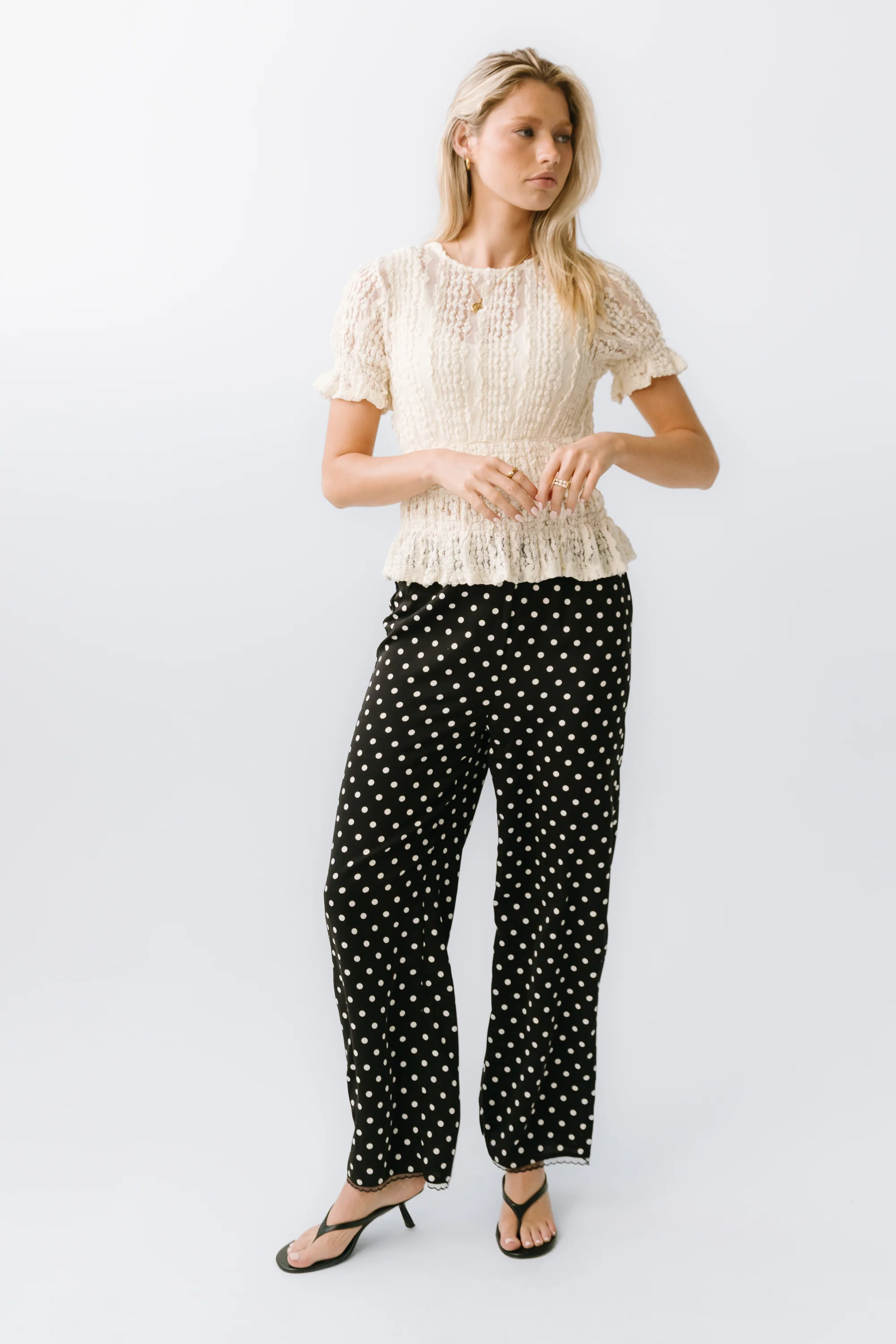 Kayla Polka Dot Pants - Image 8