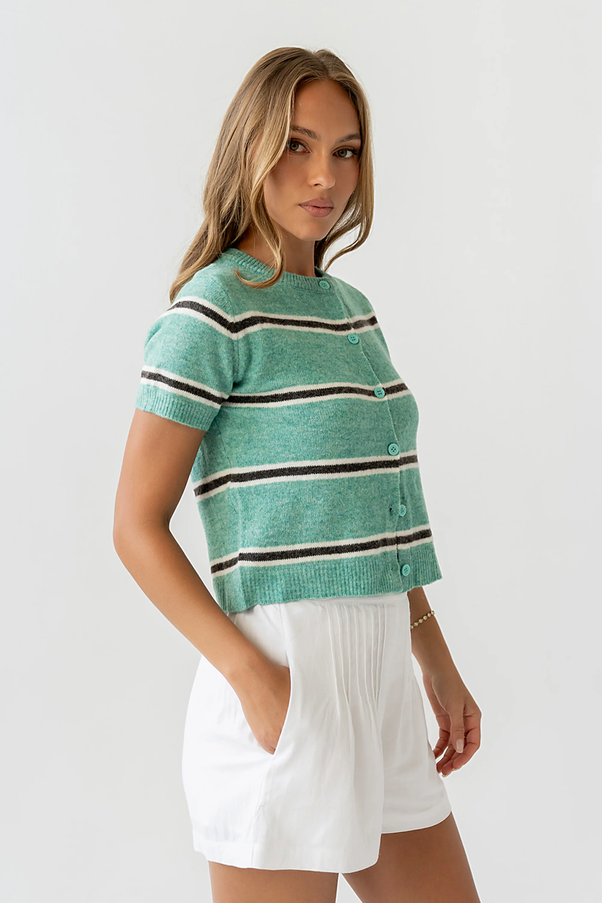 Kelley Striped Cardigan - Image 4