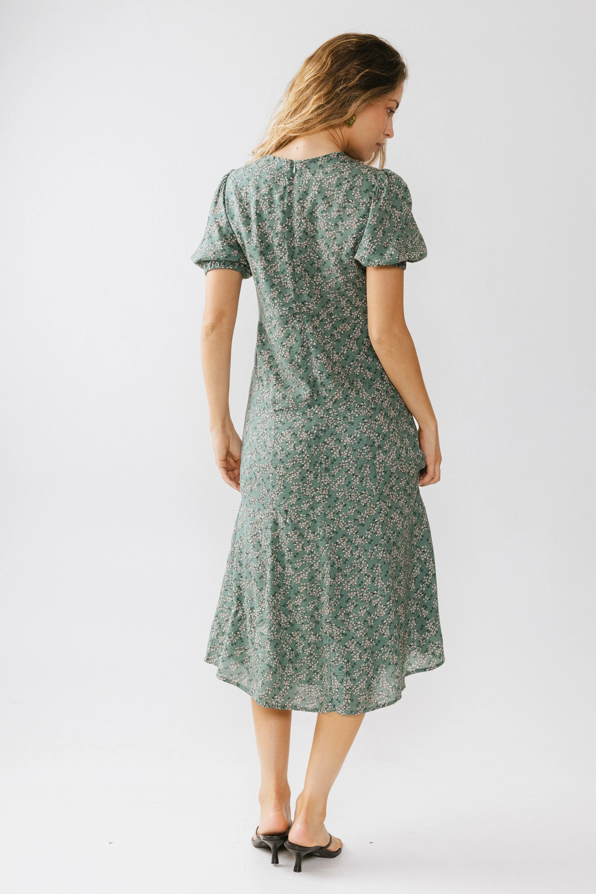 Kelsey Floral Midi Dess - FINAL SALE - Image 13