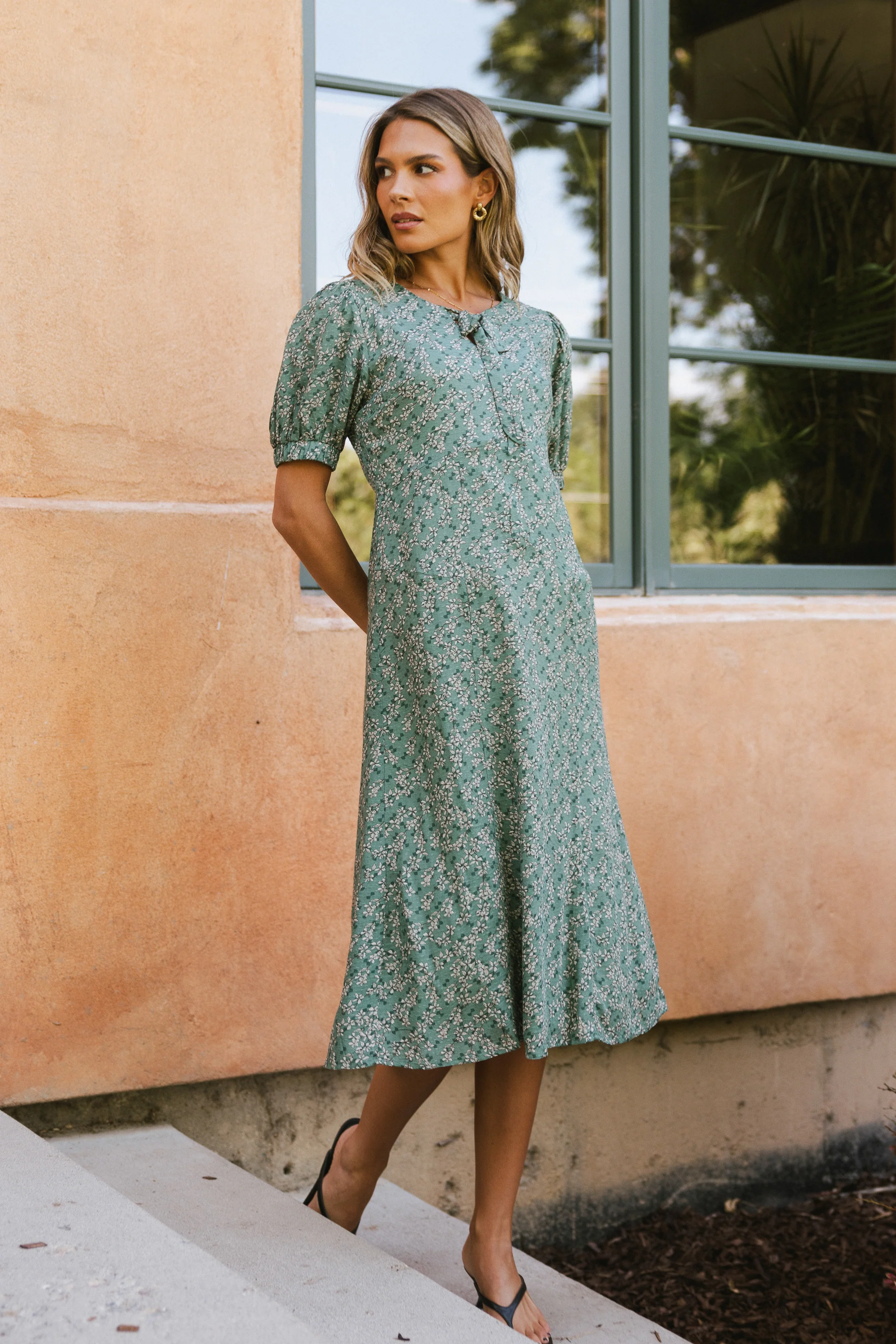 Kelsey Floral Midi Dess - FINAL SALE - Image 6