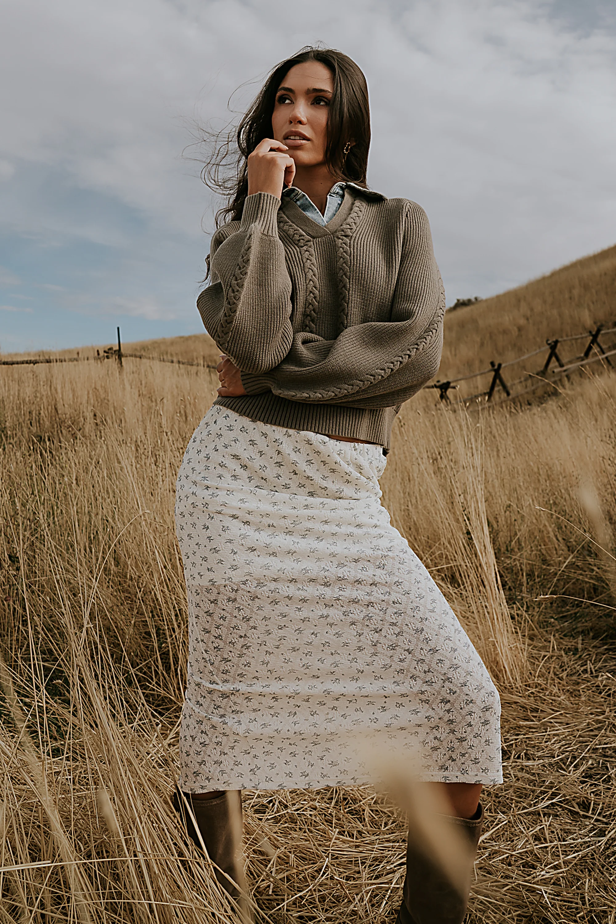 Kenyen Lace Maxi Skirt - FINAL SALE - Image 2