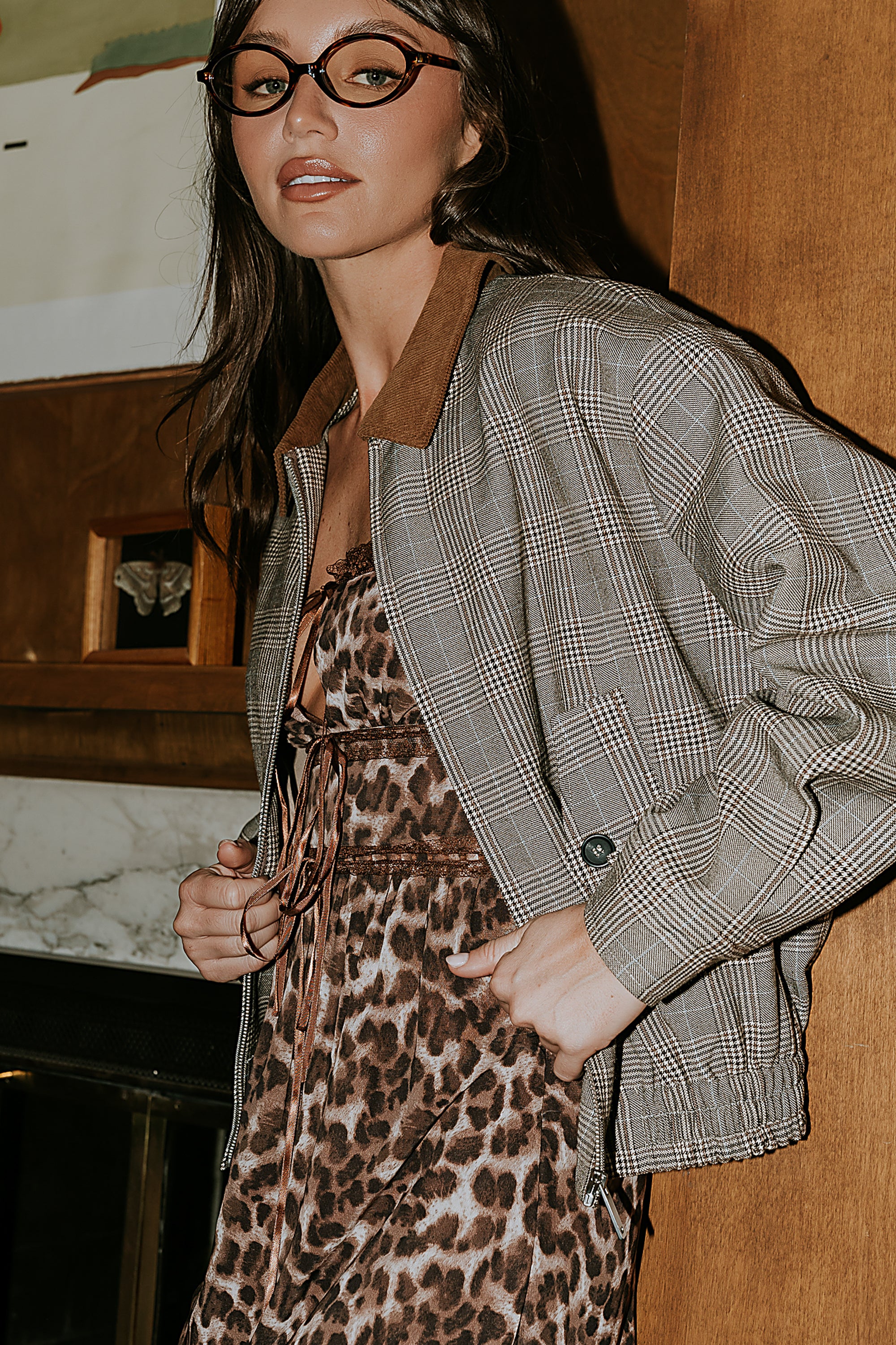 Kenzington Plaid Bomber Jacket - FINAL SALE - Image 2
