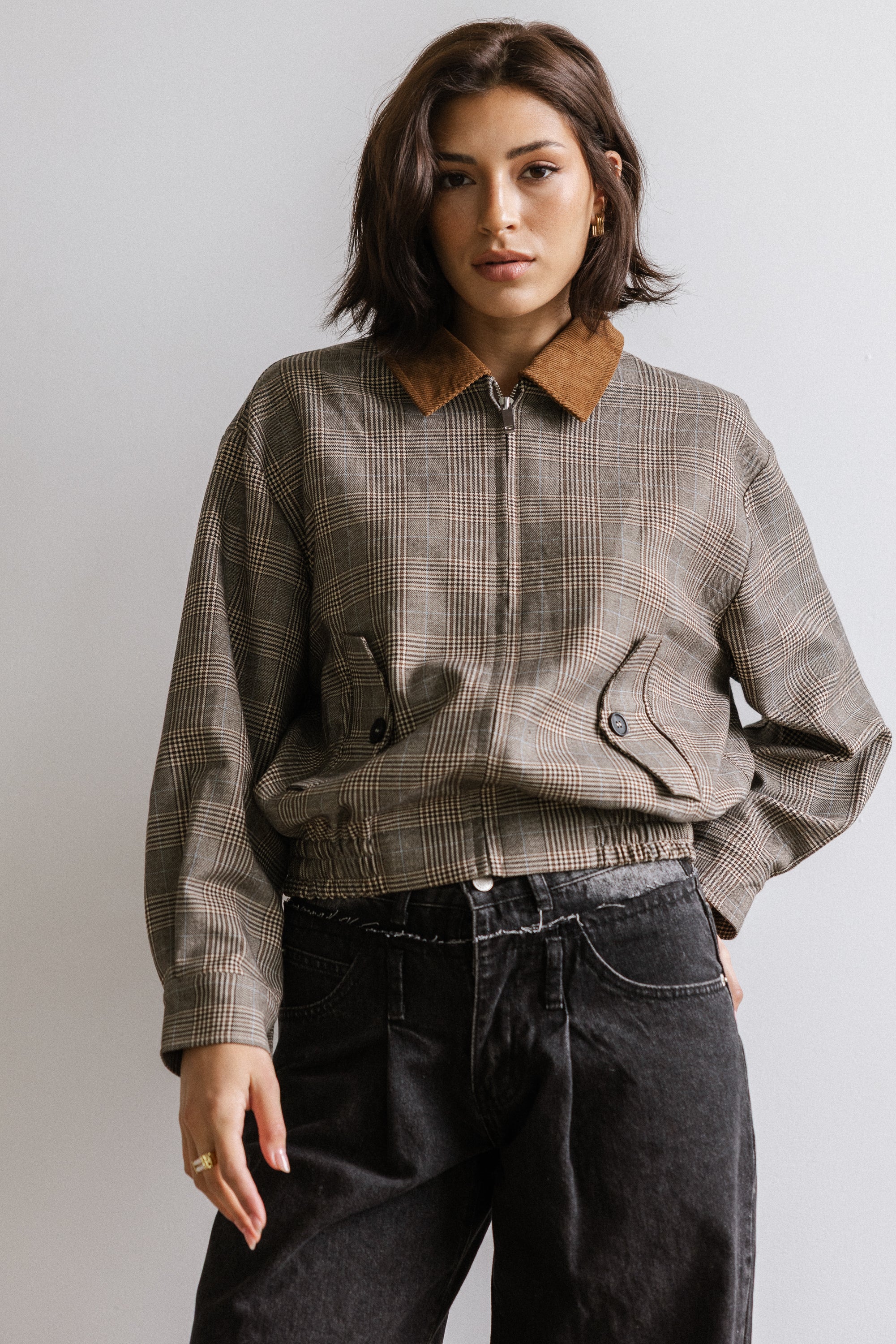 Kenzington Plaid Bomber Jacket - FINAL SALE - Image 3