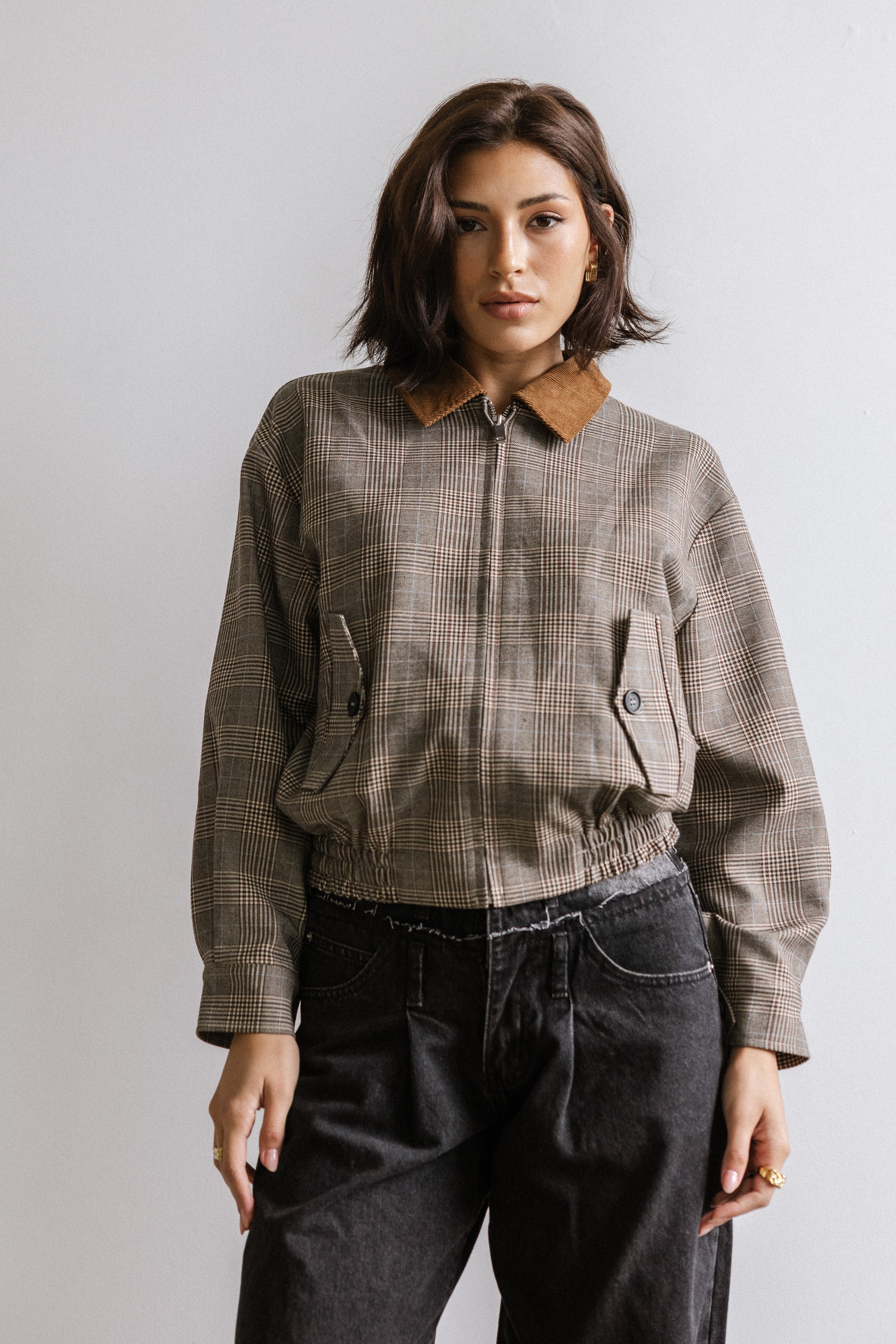 Kenzington Plaid Bomber Jacket - FINAL SALE - Image 8