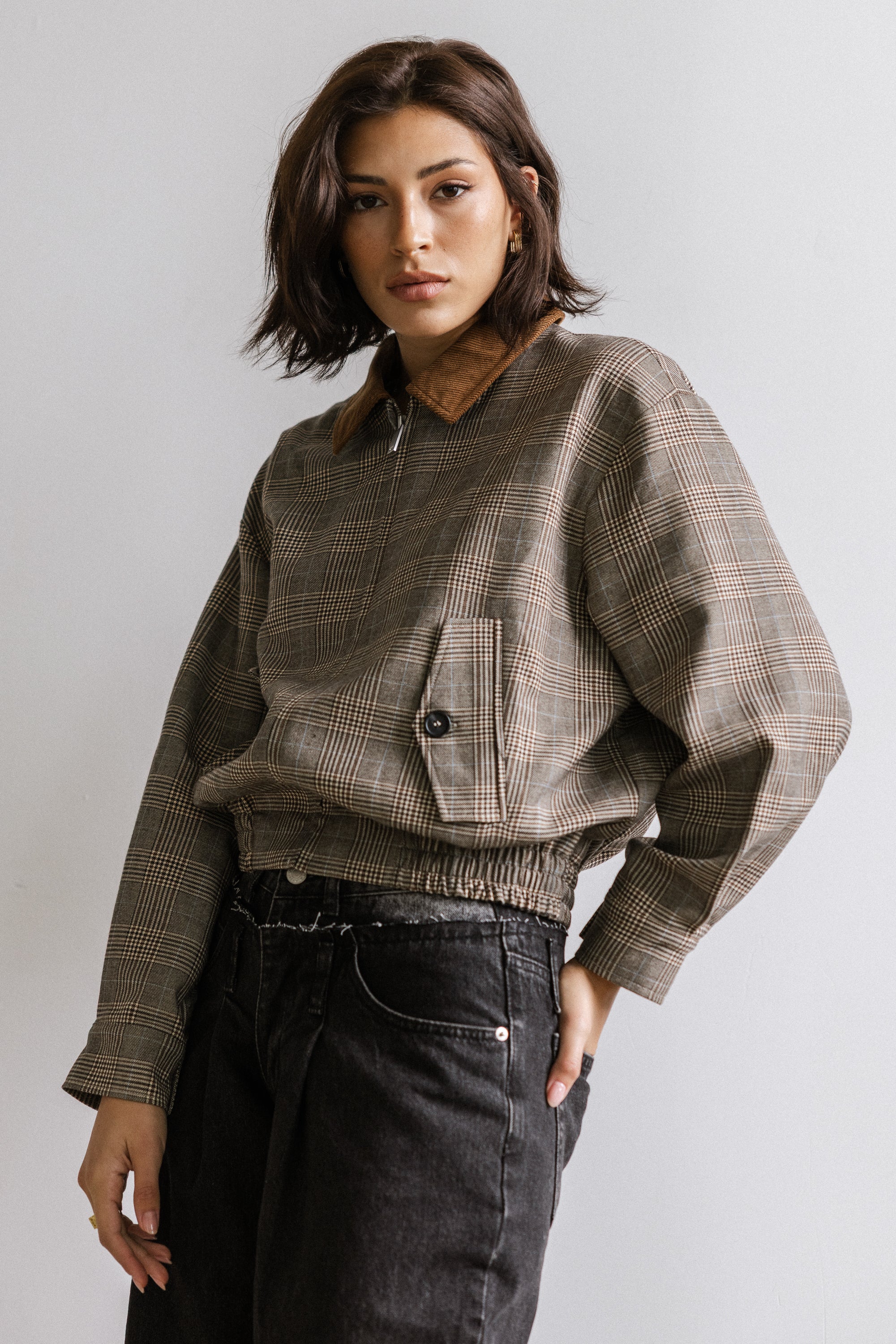 Kenzington Plaid Bomber Jacket - FINAL SALE - Image 9