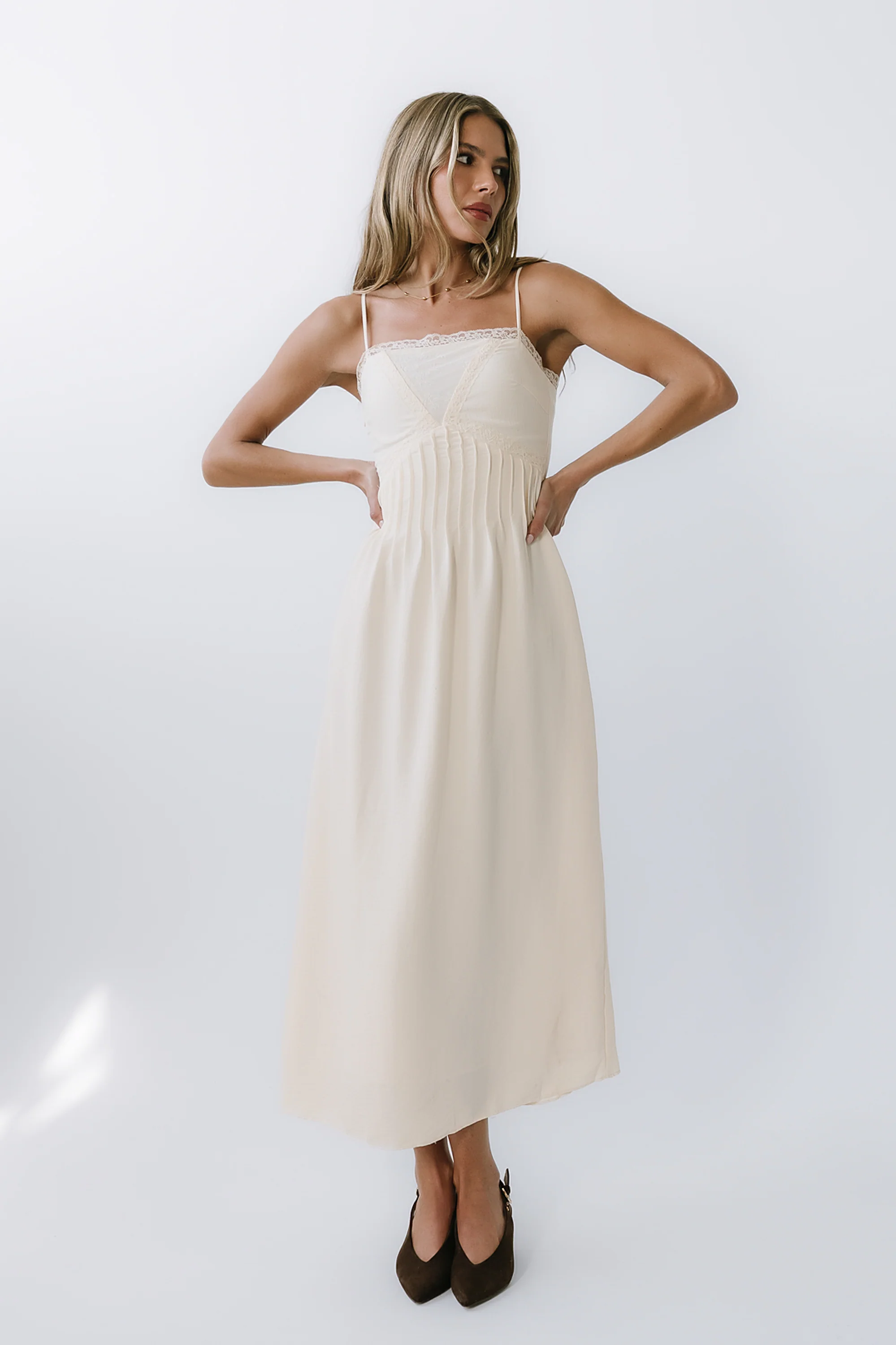 Kera Pleated Maxi Dress - FINAL SALE - Image 6