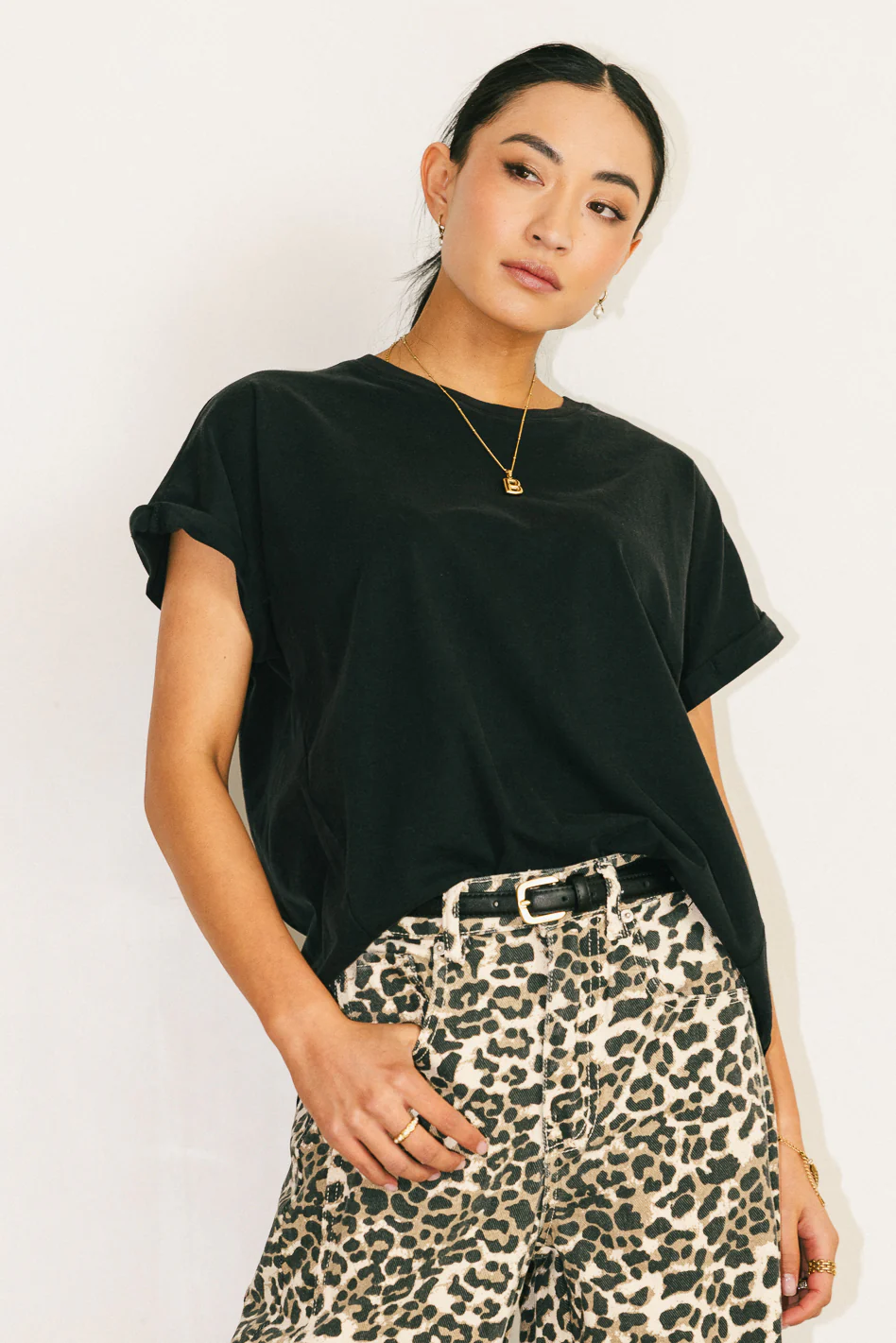 Khloe Knit Top in Black - FINAL SALE - Image 3