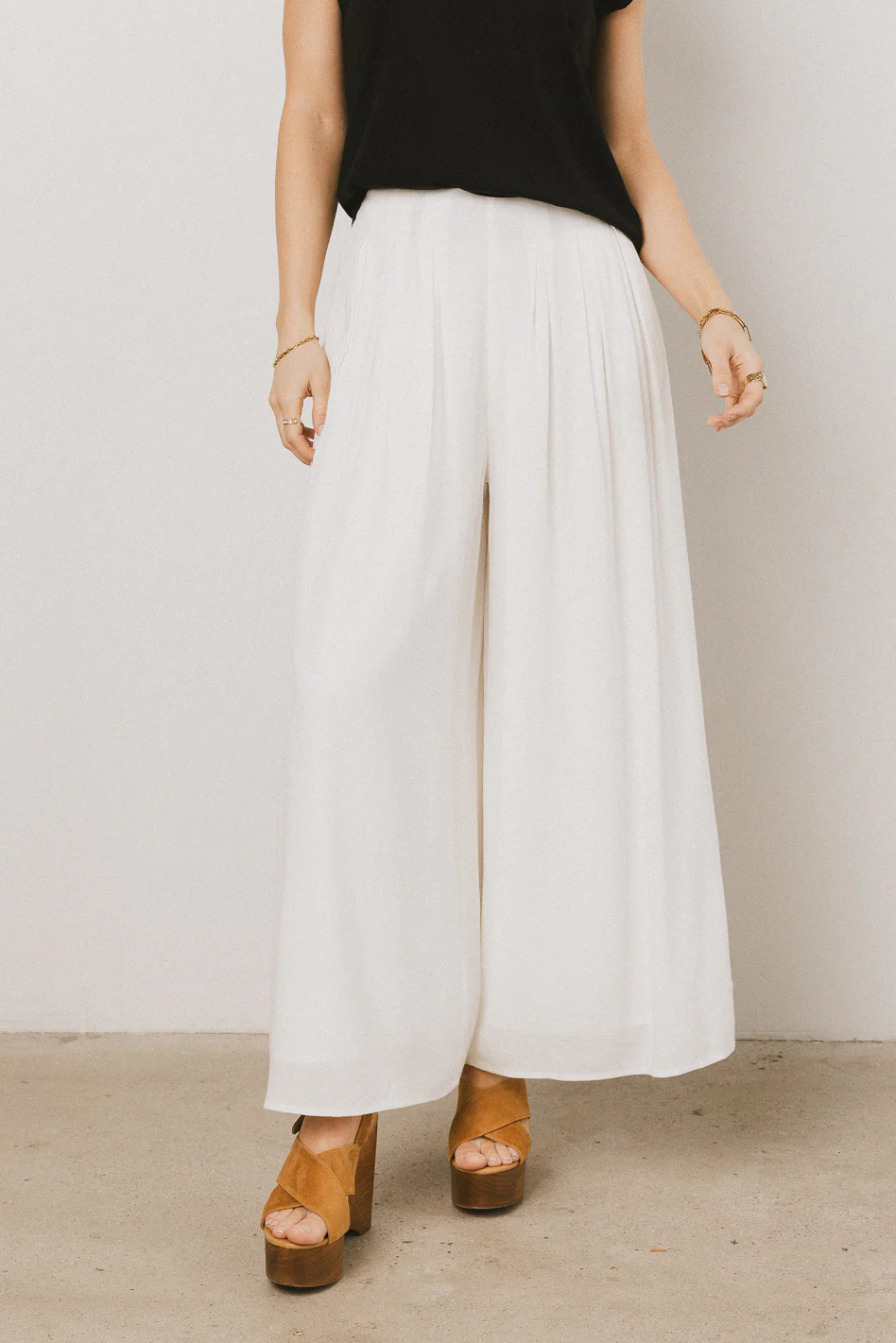 Kiaan Baggy Pants in White - FINAL SALE - Image 5