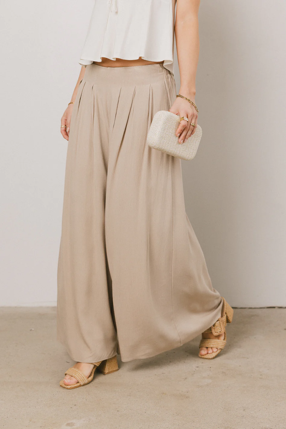 Kiaan Baggy Pants in Tan - FINAL SALE - Image 3
