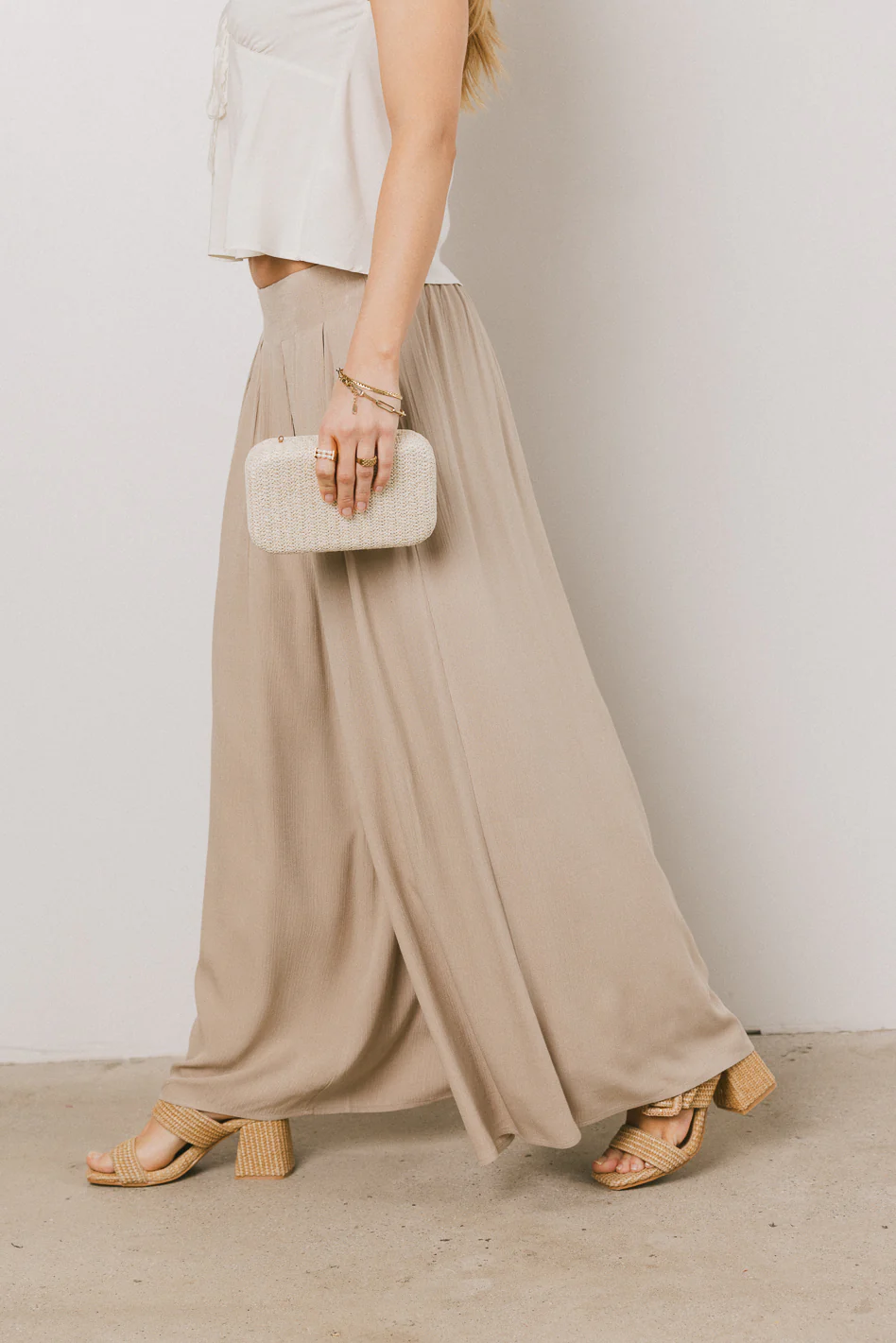Kiaan Baggy Pants in Tan - FINAL SALE - Image 4