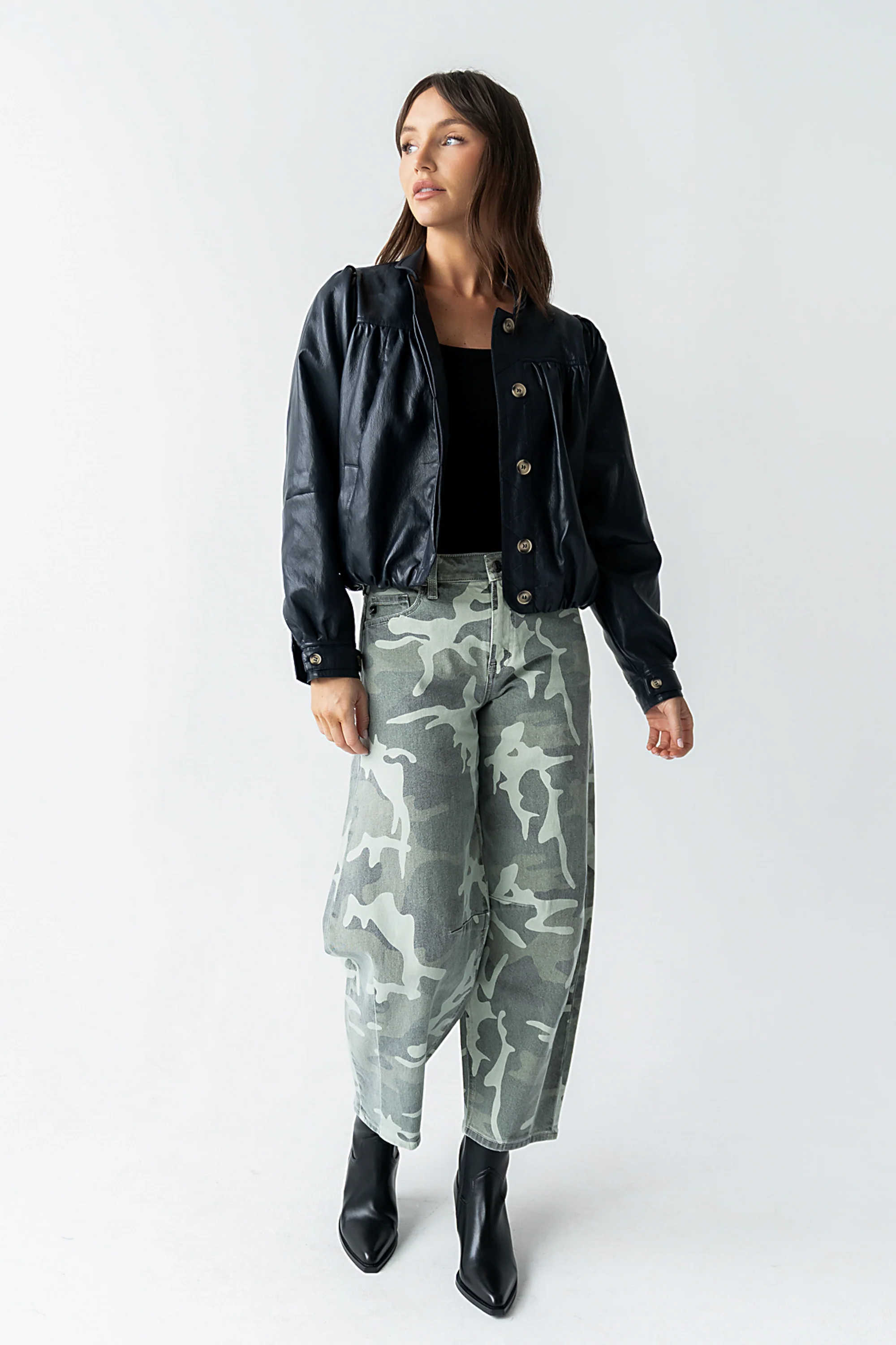 Kiele Vegan Leather Jacket - FINAL SALE - Image 3
