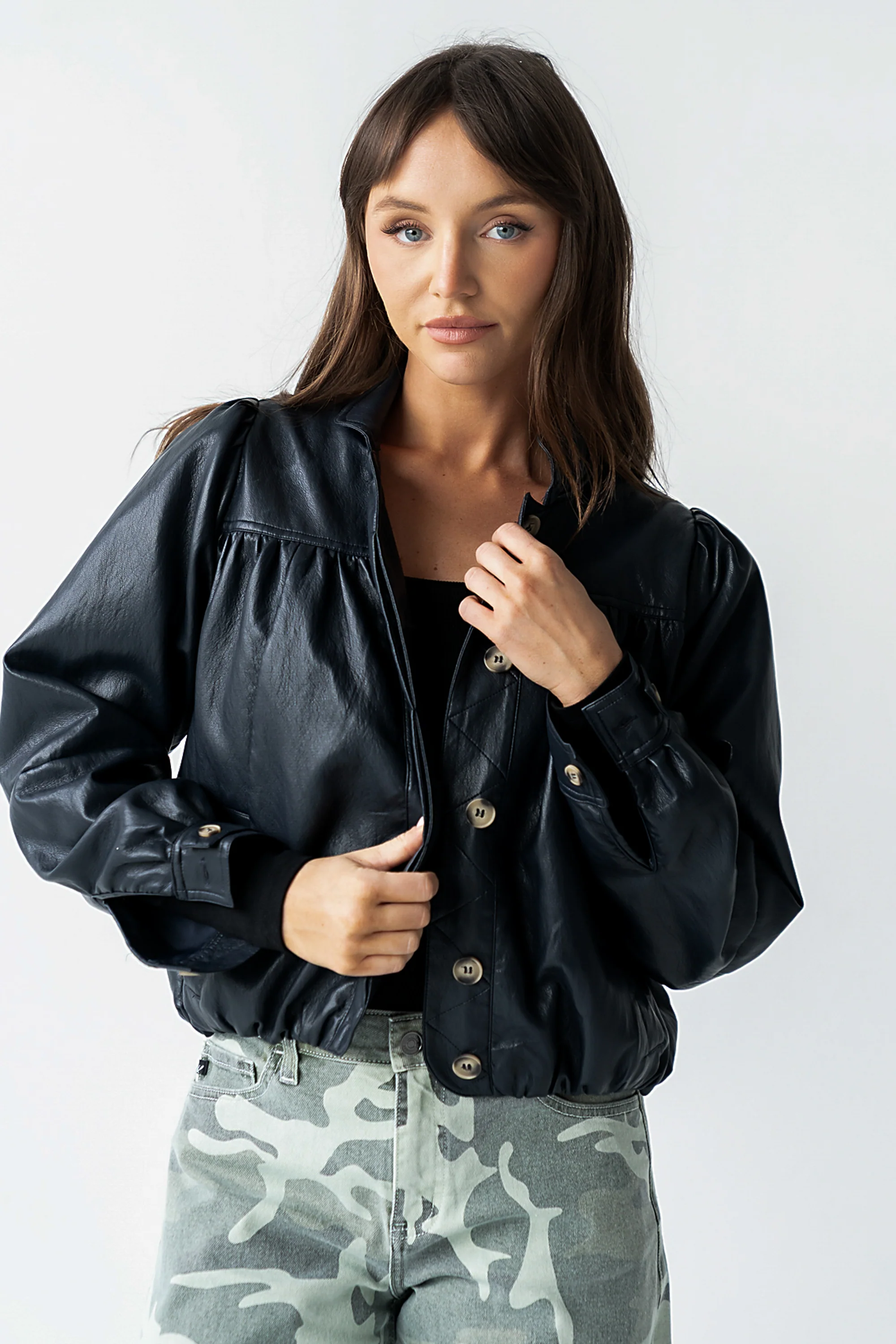 Kiele Vegan Leather Jacket - FINAL SALE - Image 6