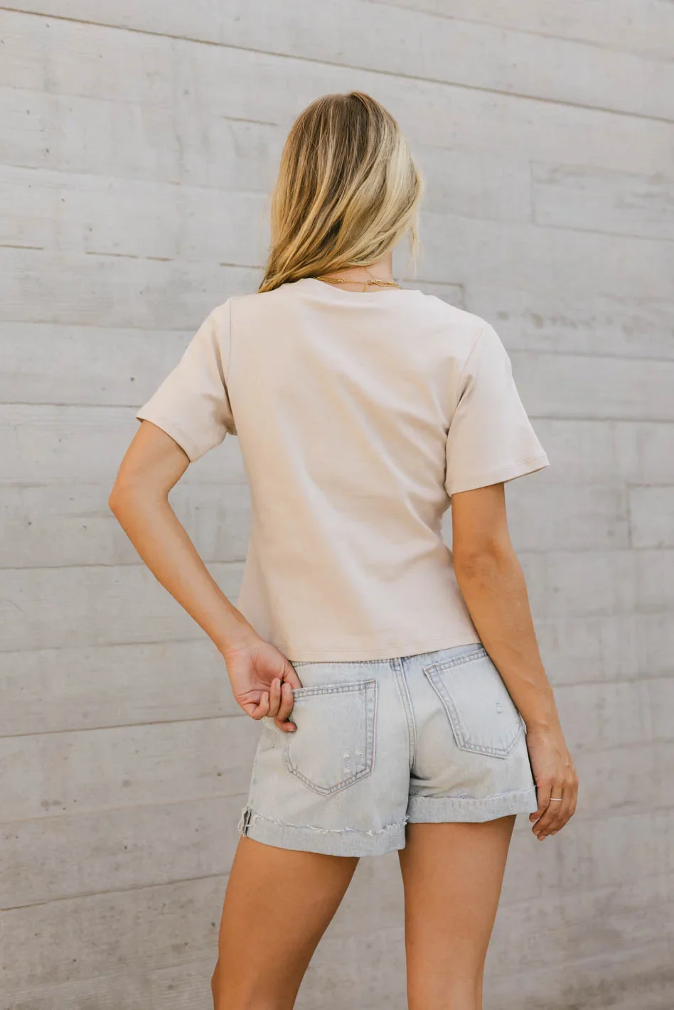 Kiera Gathered Tee - FINAL SALE - Image 3