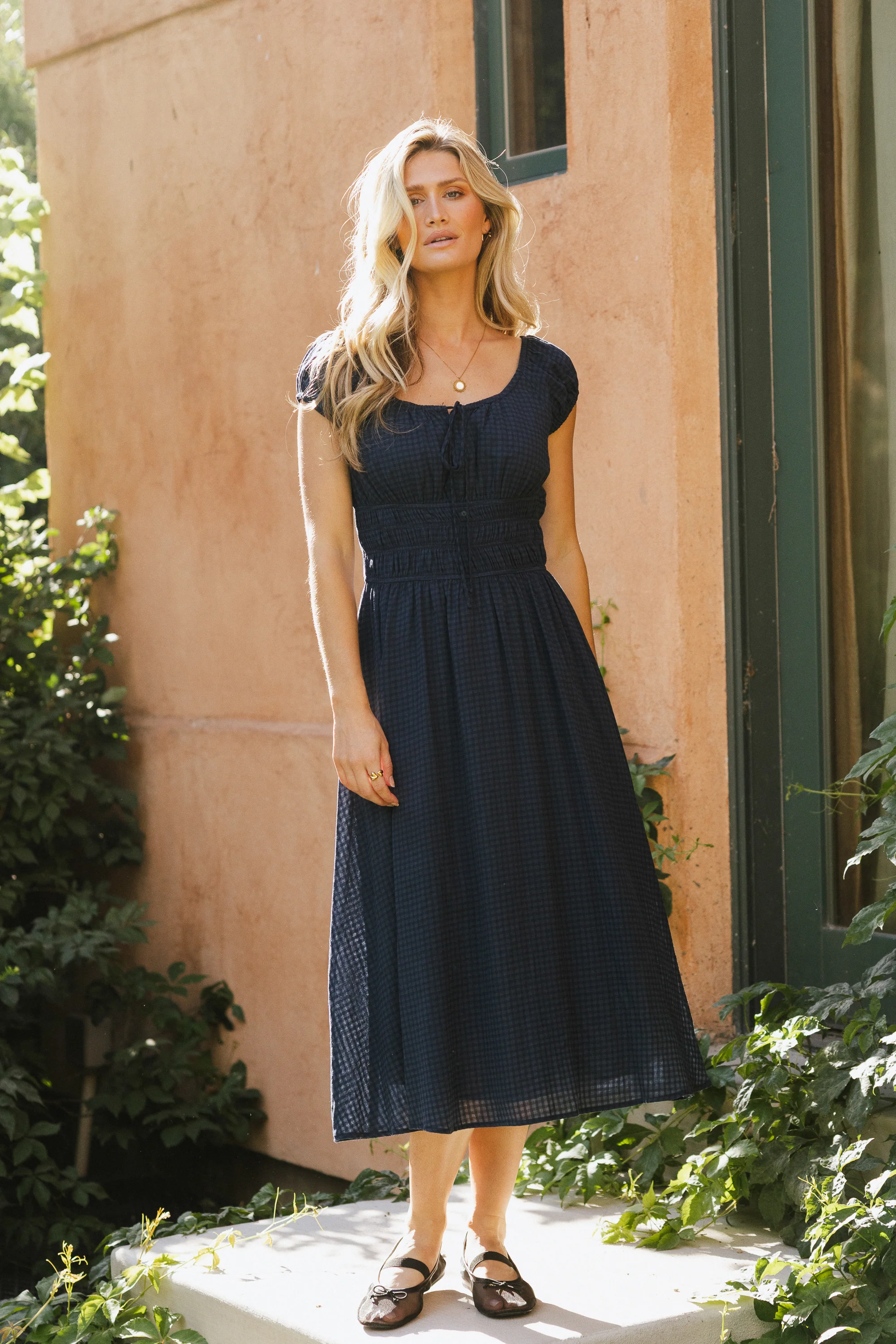 Kimber Plaid Midi Dress - FINAL SALE - Image 7