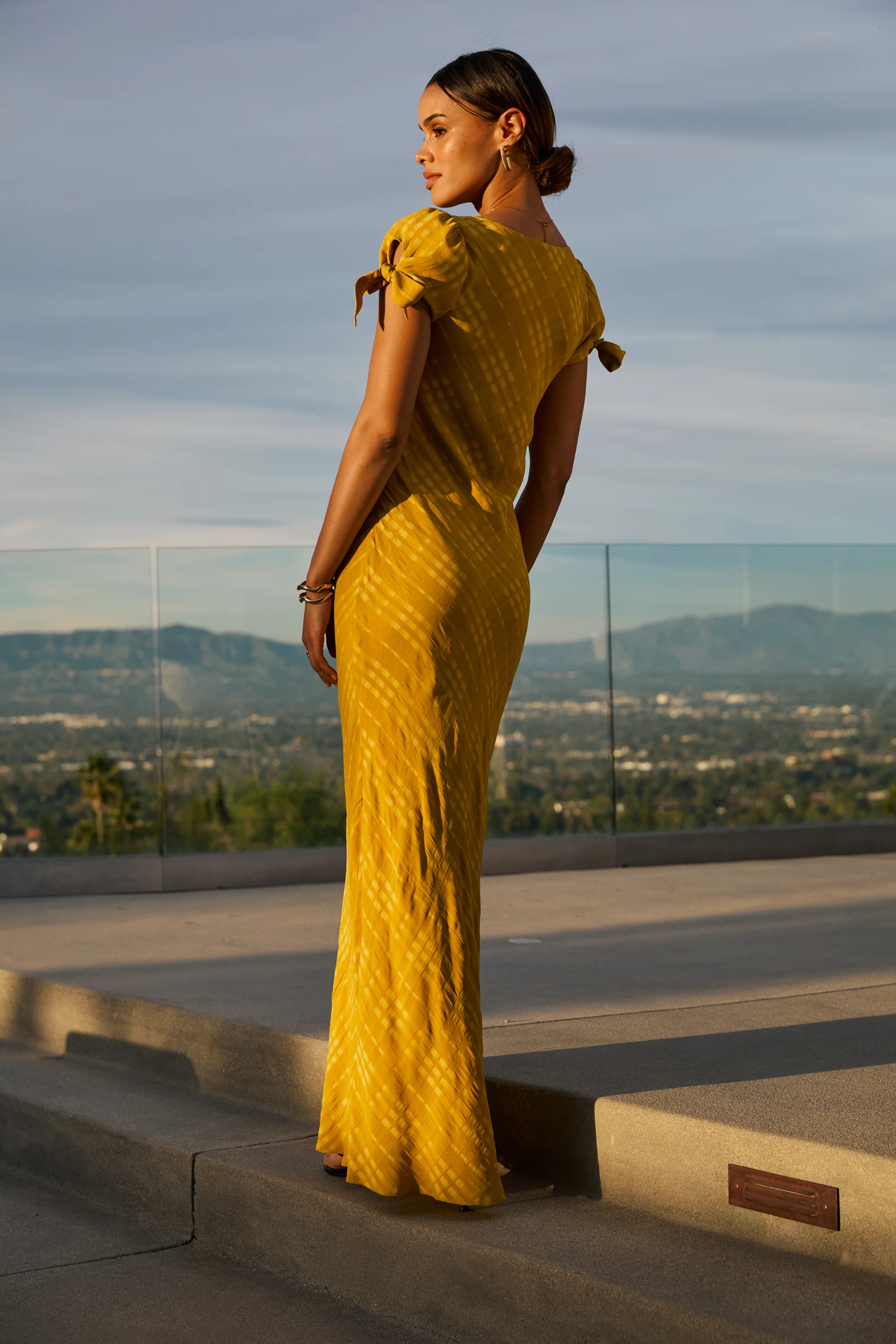 Kimmie Maxi Dress in Chartreuse - Image 11