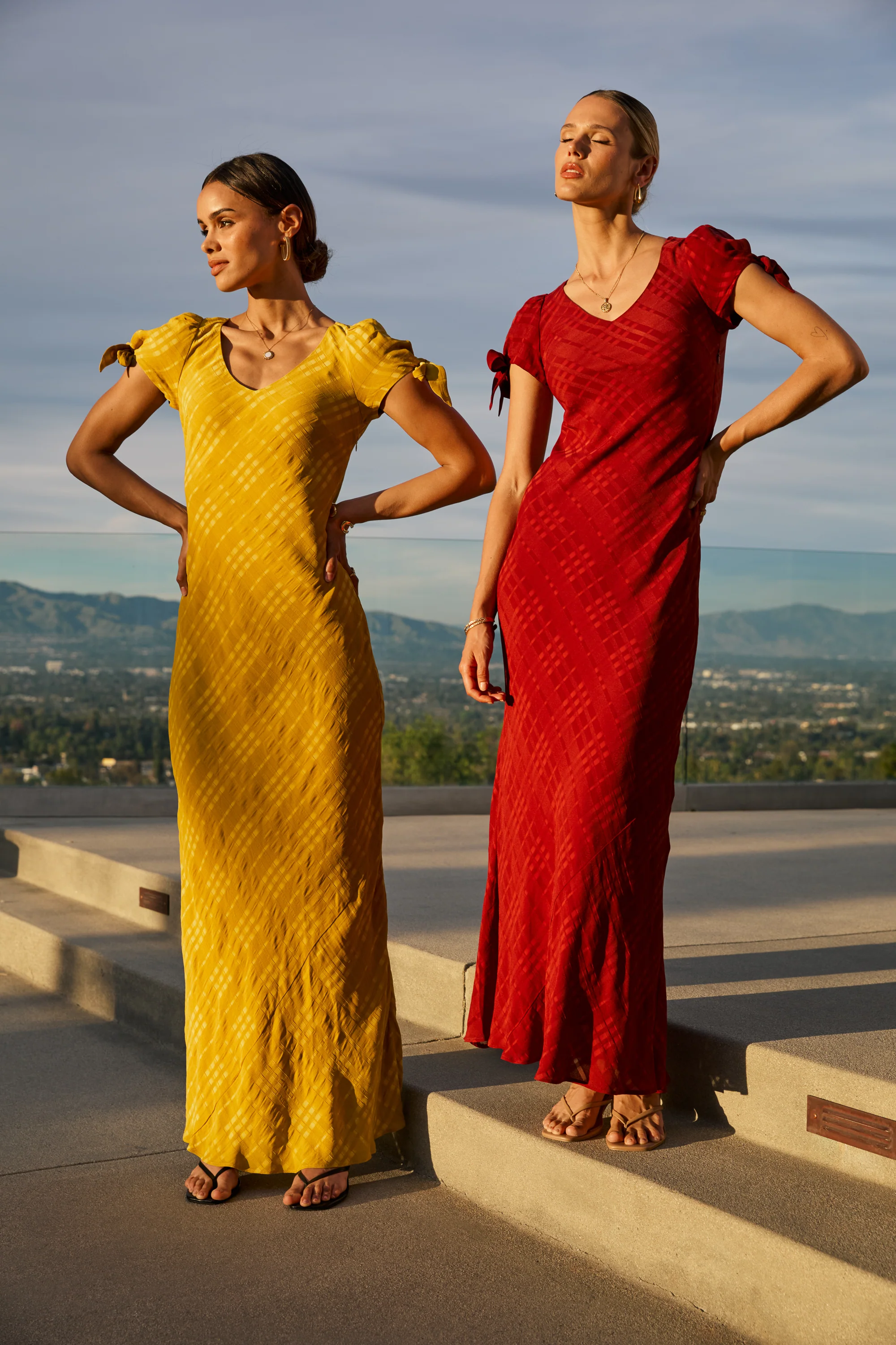 Kimmie Maxi Dress in Chartreuse - Image 4
