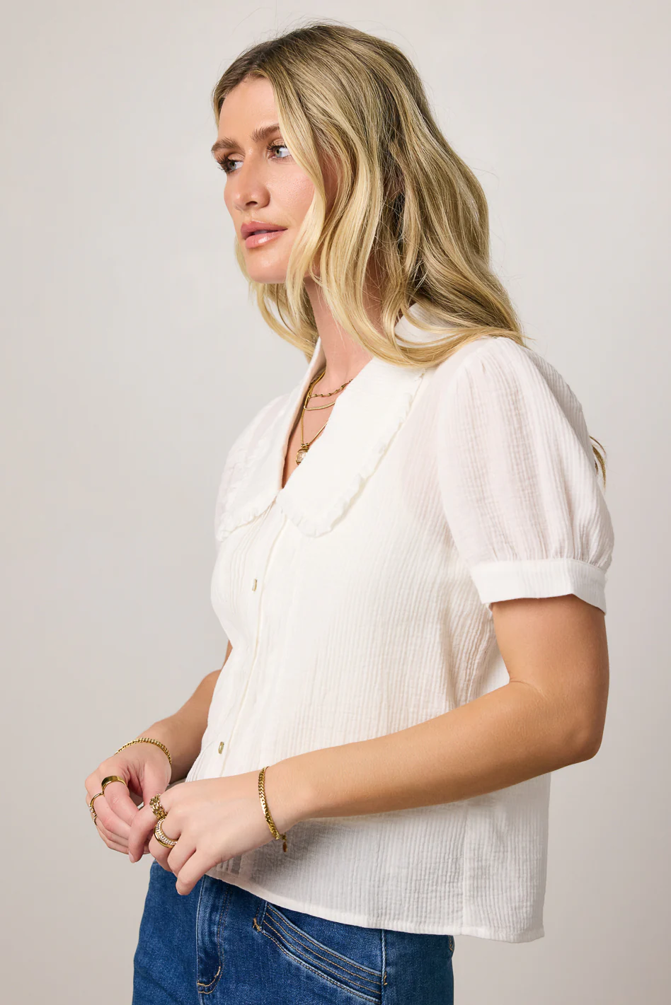 Kinley Sheer Blouse - FINAL SALE - Image 2