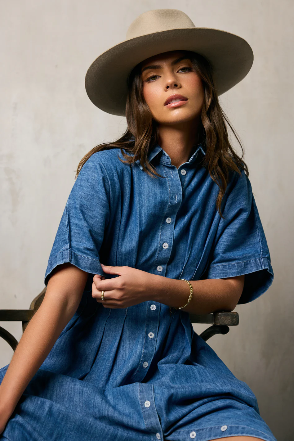 Kolby Button Front Maxi Dress - FINAL SALE - Image 2