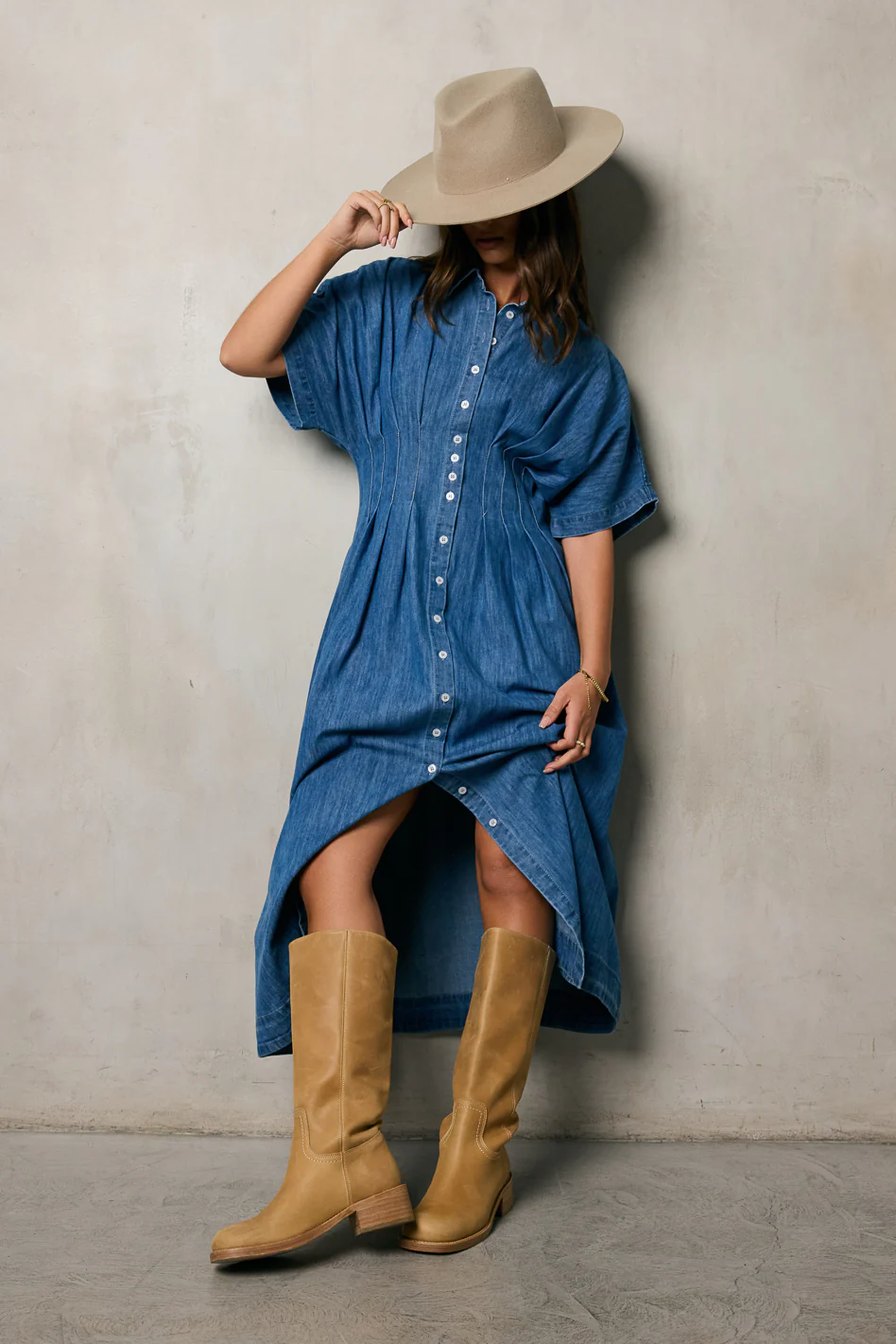 Kolby Button Front Maxi Dress - FINAL SALE - Image 5