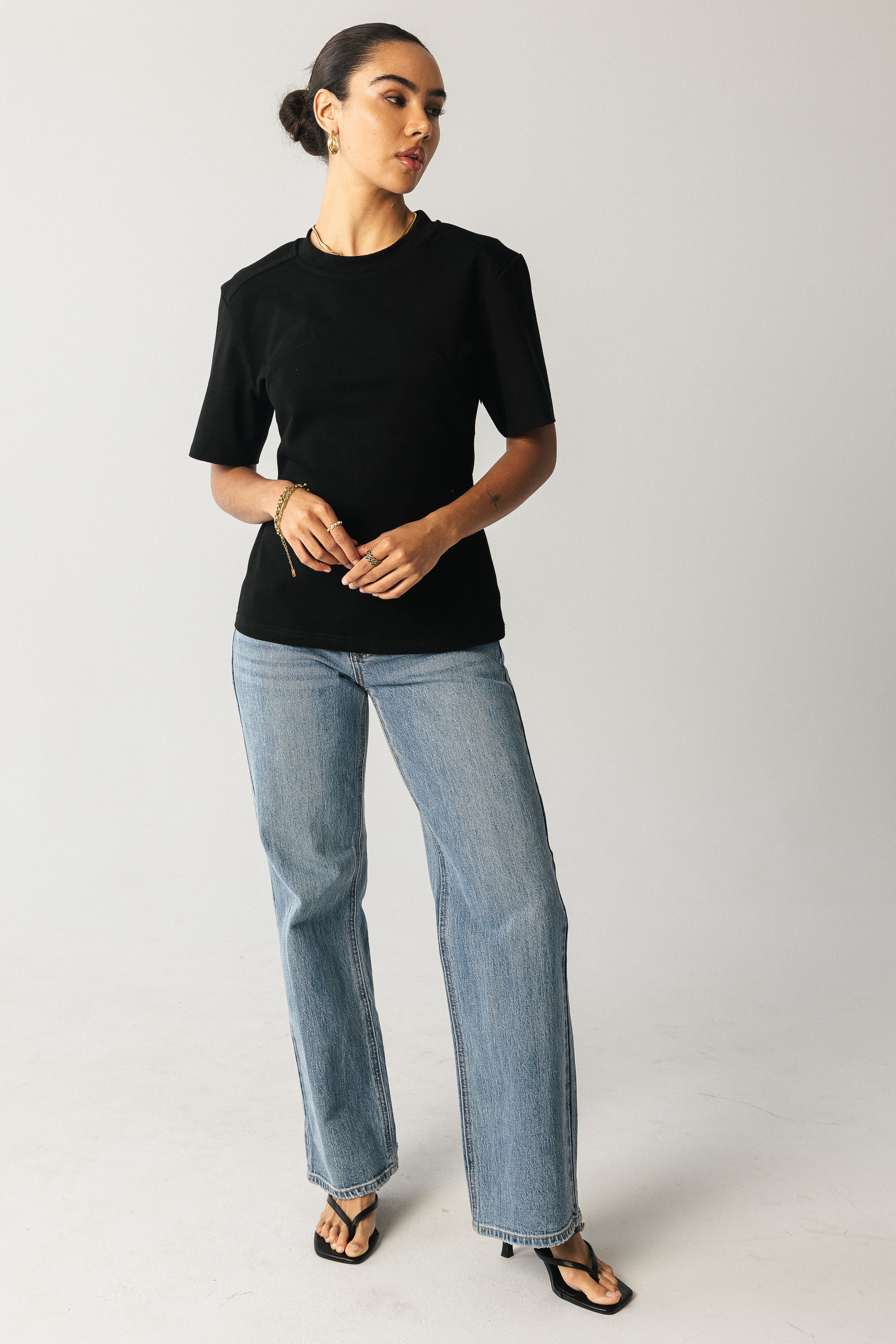 Kyleigh T-Shirt in Black - FINAL SALE - Image 4