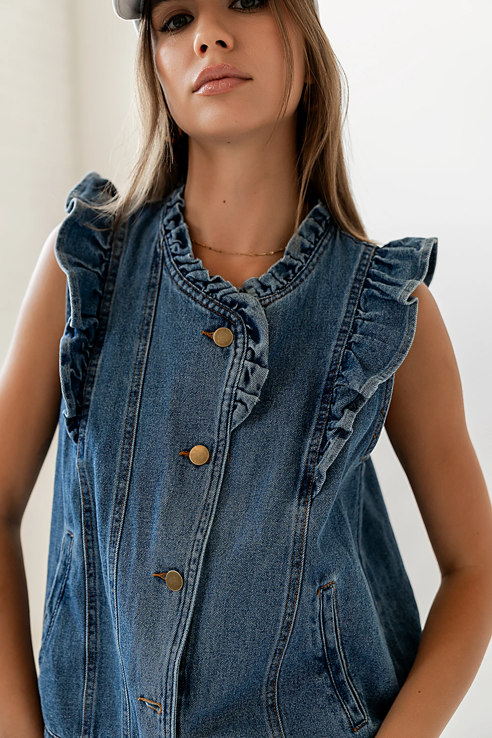 Kyler Denim Vest - Image 5