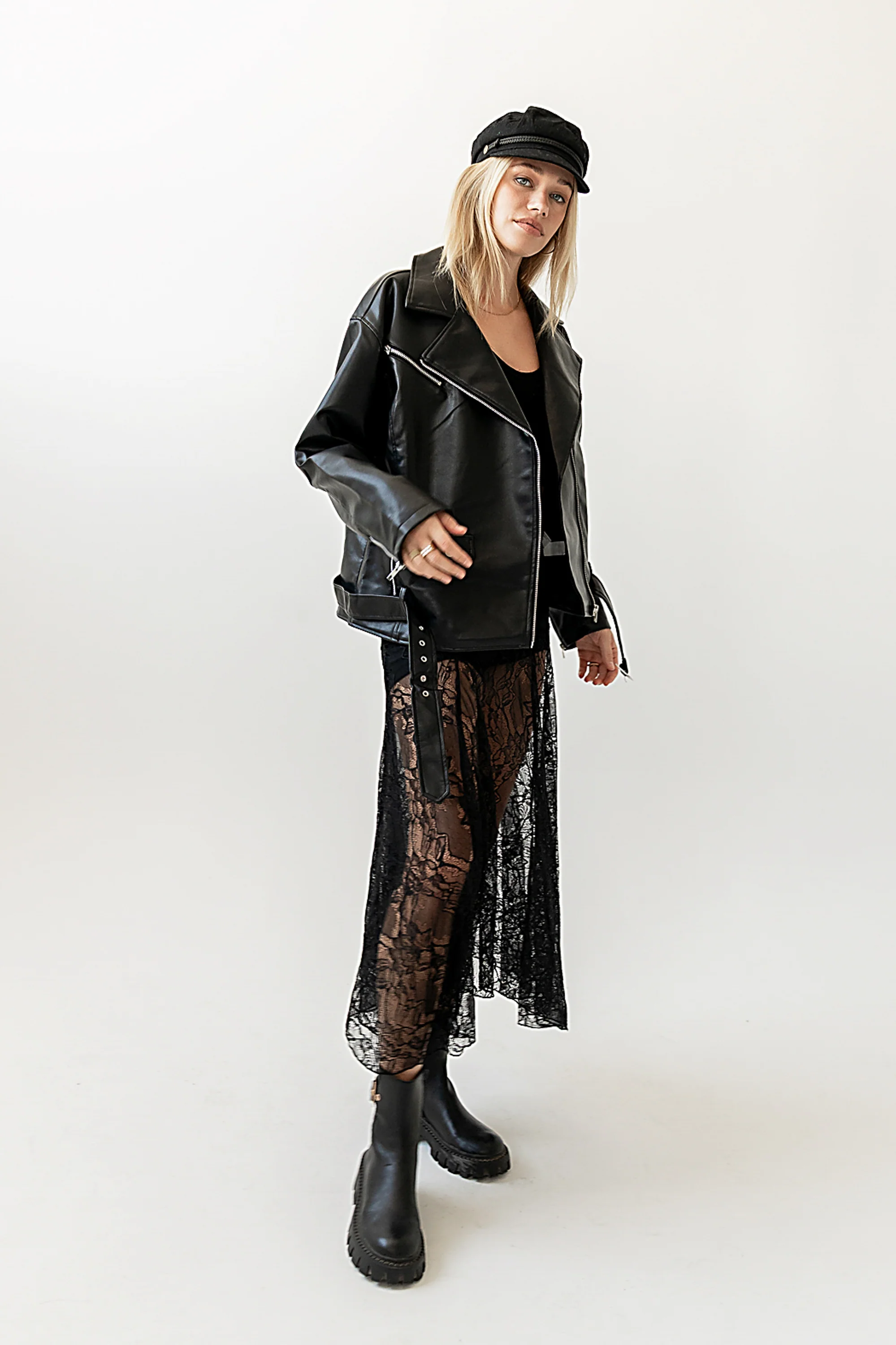 Kylie Vegan Moto Jacket - FINAL SALE - Image 7