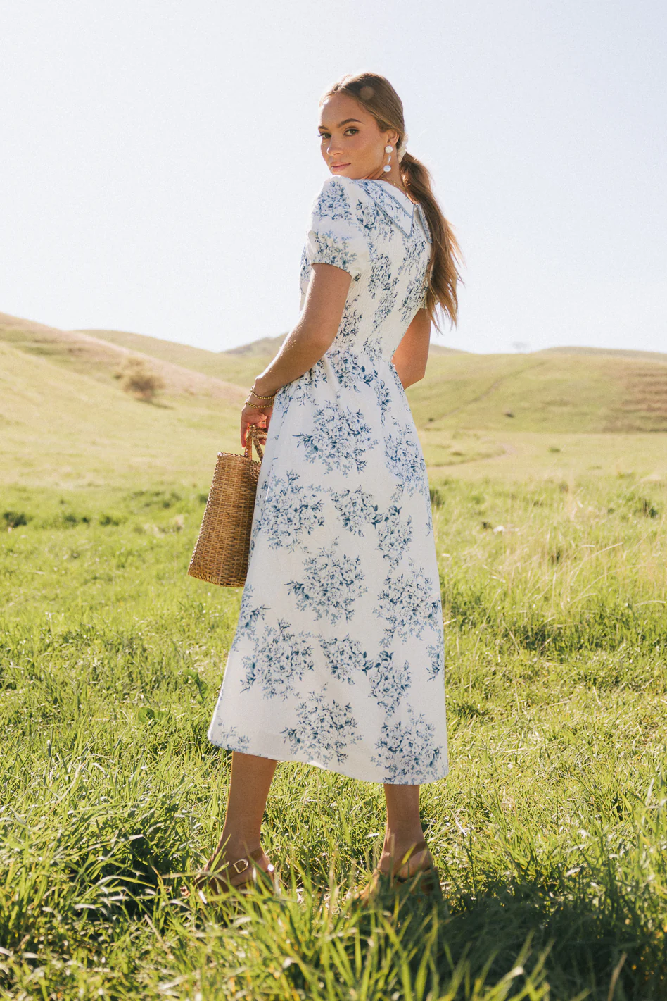 Kyrie Floral Midi Dress - FINAL SALE - Image 6